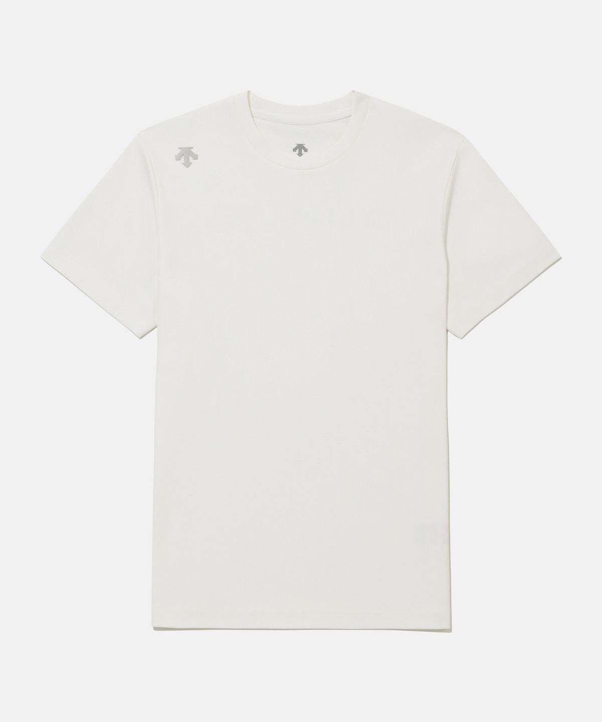데상트(DESCENTE) 소프트터치 그래픽 반팔 티셔츠 아이보리 SR323DTS71