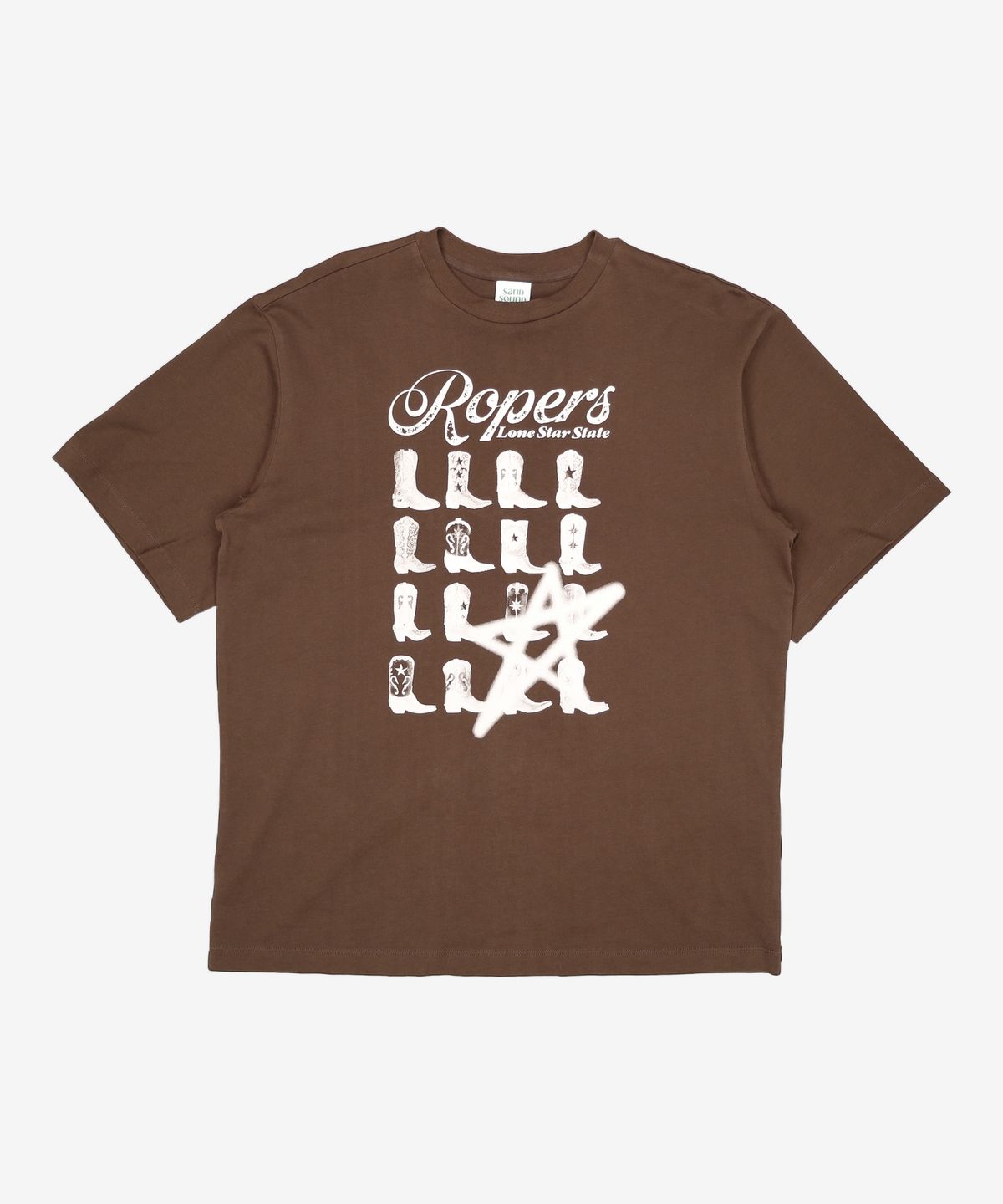 샌드 사운드(SAND SOUND) Boots Graphic TShirt  Brown S