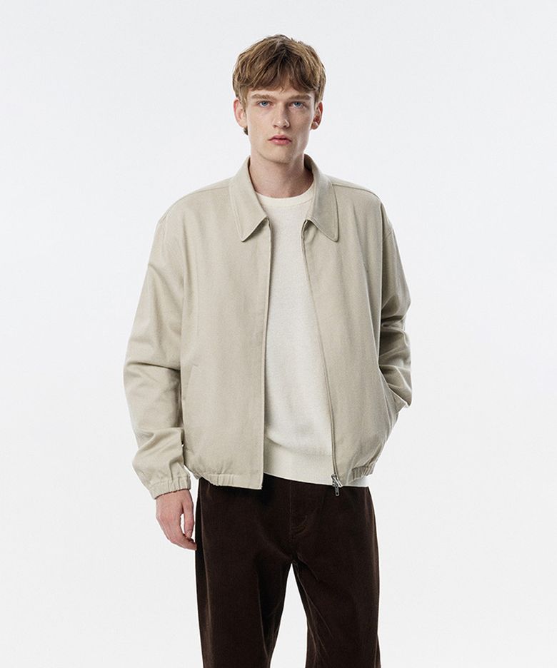 Pedro Cotton Linen Drizzler Jacket Beige