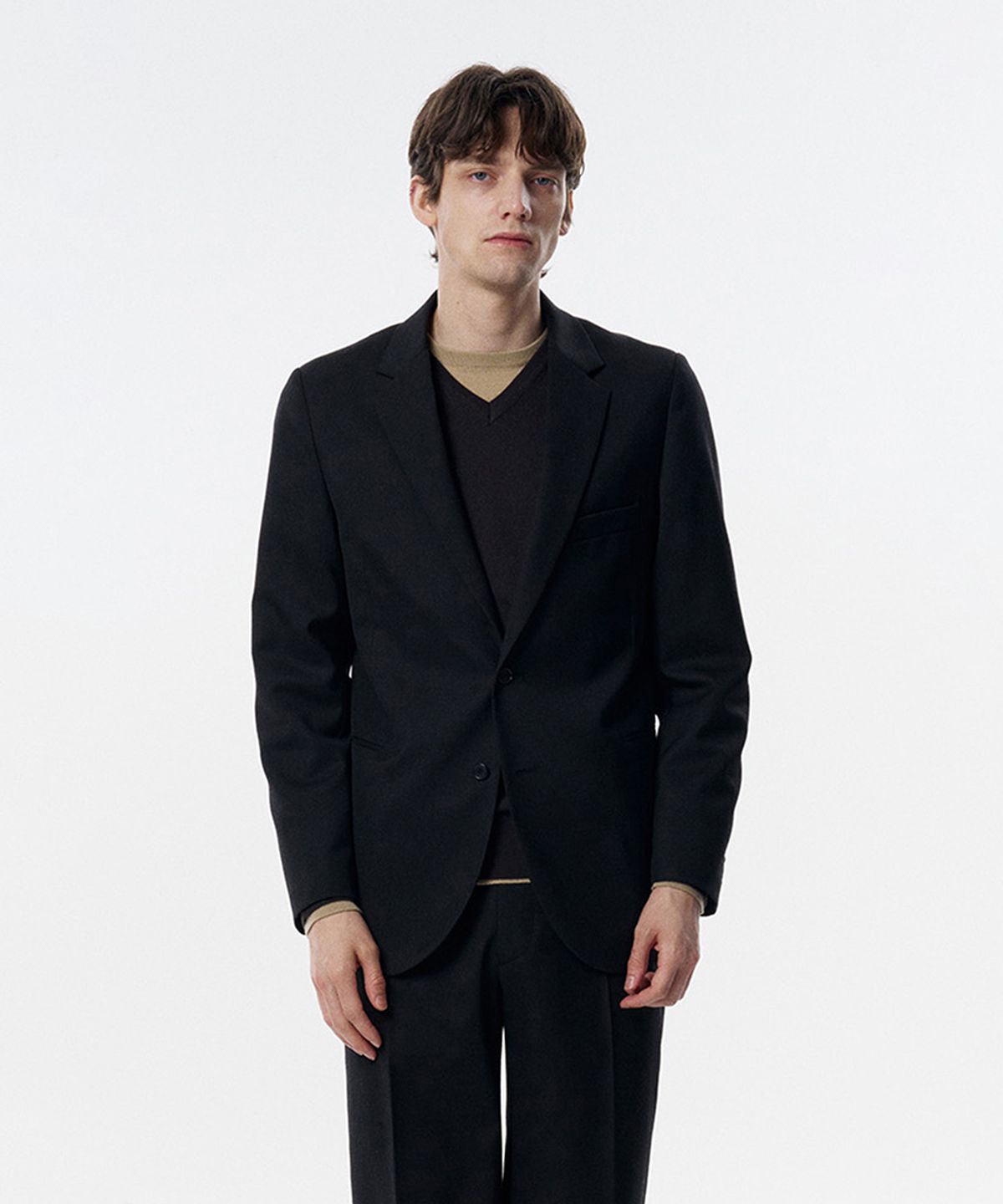 테일던(TAILDERN) Caine Wool Tailored Jacket Black