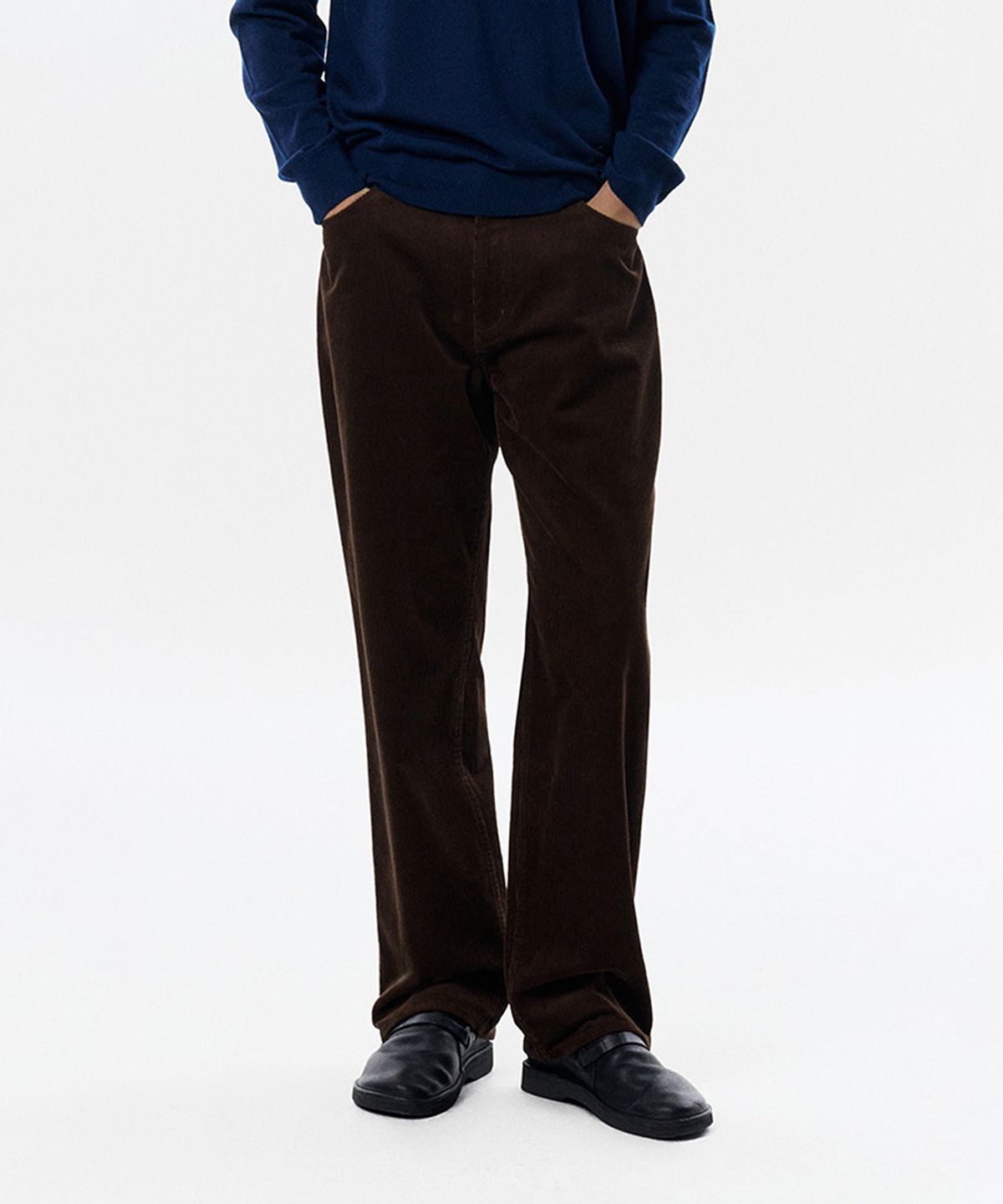 테일던(TAILDERN) Brad Corduroy Regular 5pocket Pants Brown