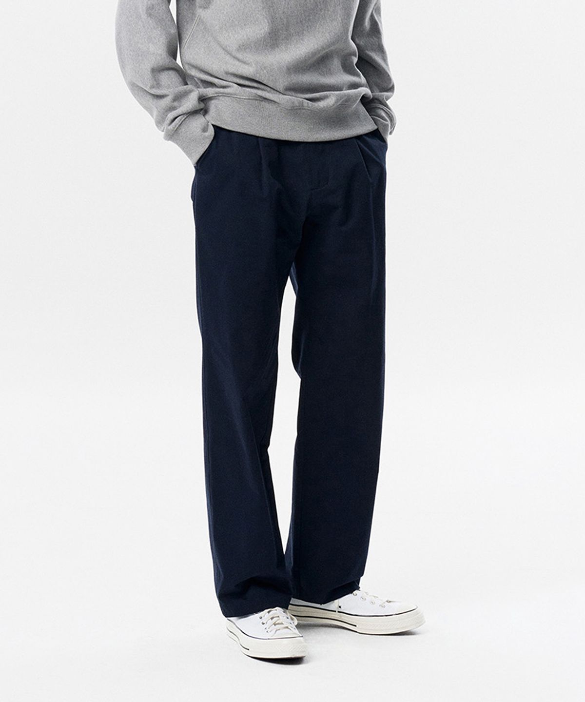 테일던(TAILDERN) Newman Cotton Regular Chino Pants Navy