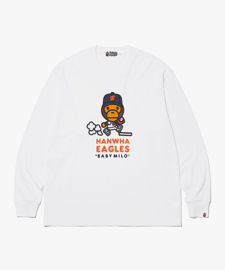 한화 이글스 마일로 그래픽 롱슬리브 티셔츠