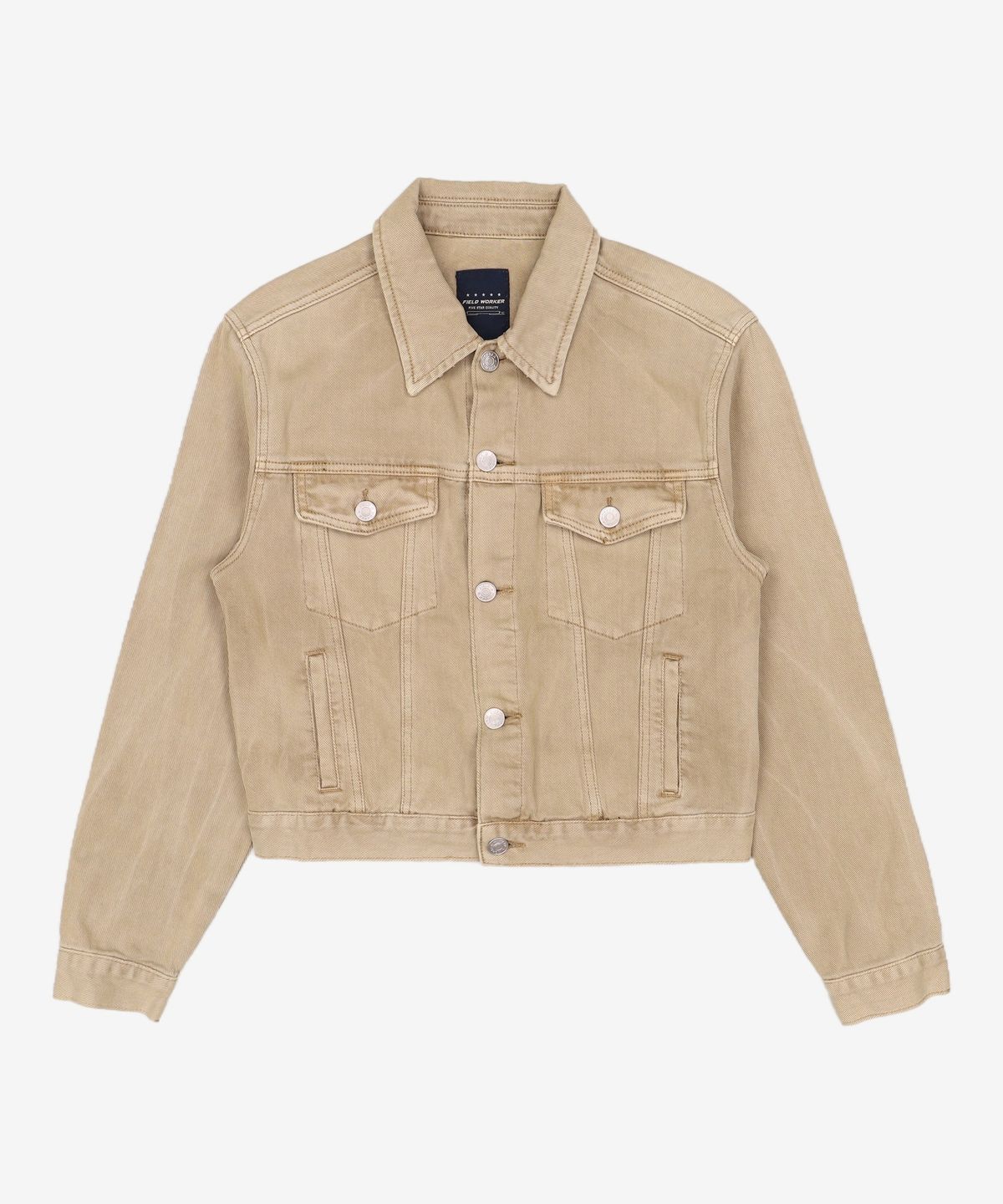 필드워커(FIELDWORKER) DYEING DENIM JACKET [BEIGE] S