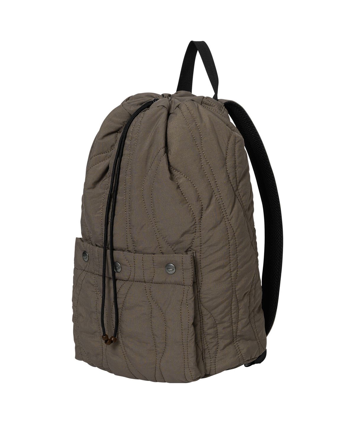 웰빙익스프레스(WELLBEING EXPRESS) Quilted String Backpack Brown
