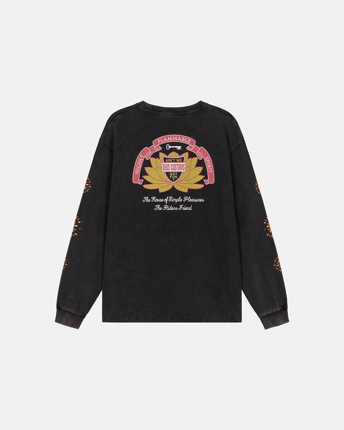 데우스 엑스 마키나(DEUS EX MACHINA) Sacred Chest Ls Tee_Charcoal