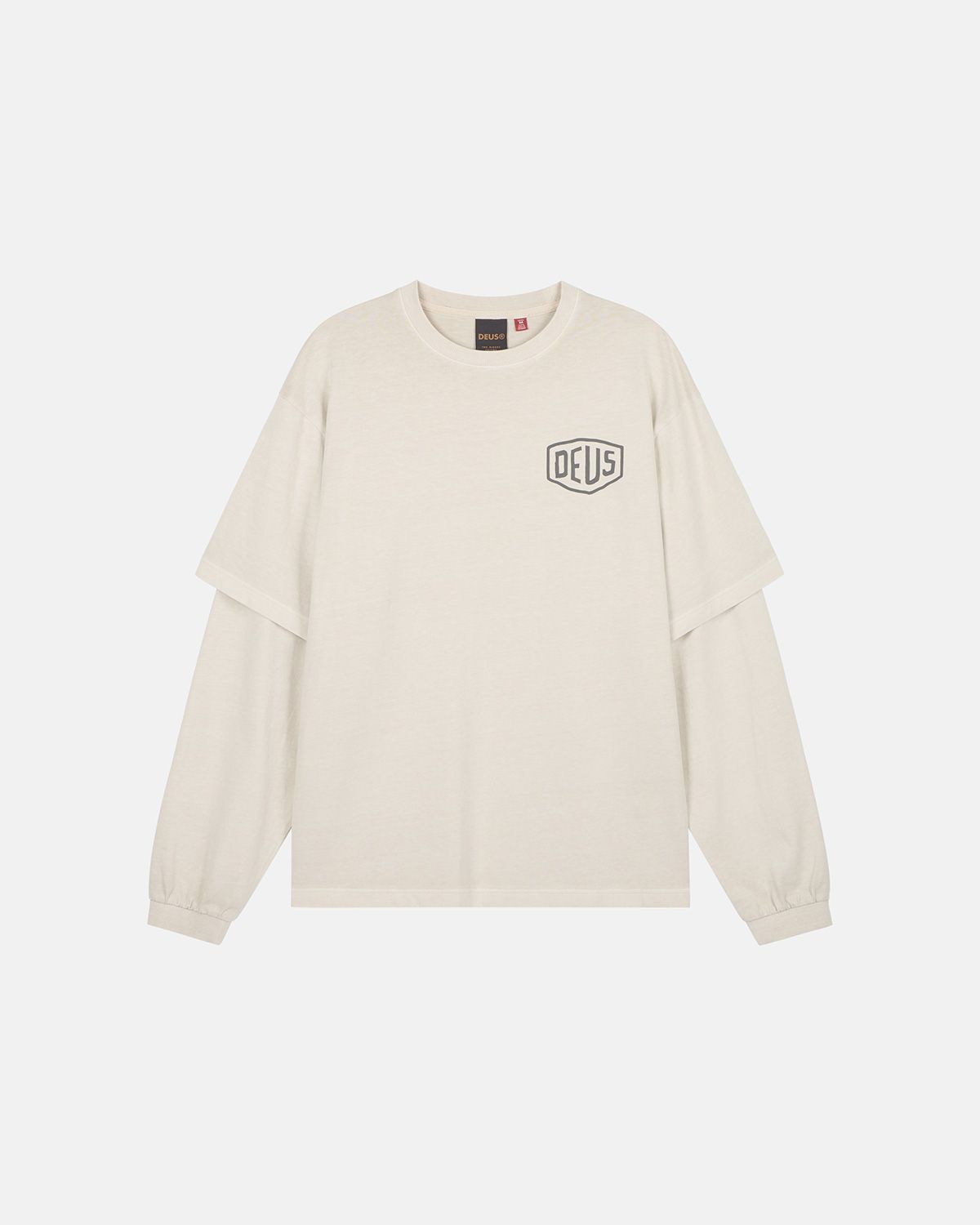데우스 엑스 마키나(DEUS EX MACHINA) Marsden Layered Ls Tee_Beige