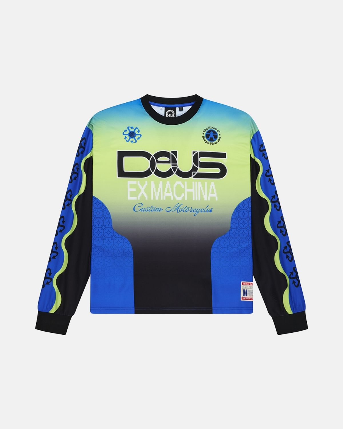 데우스 엑스 마키나(DEUS EX MACHINA) Manhole Moto Jersey_Black