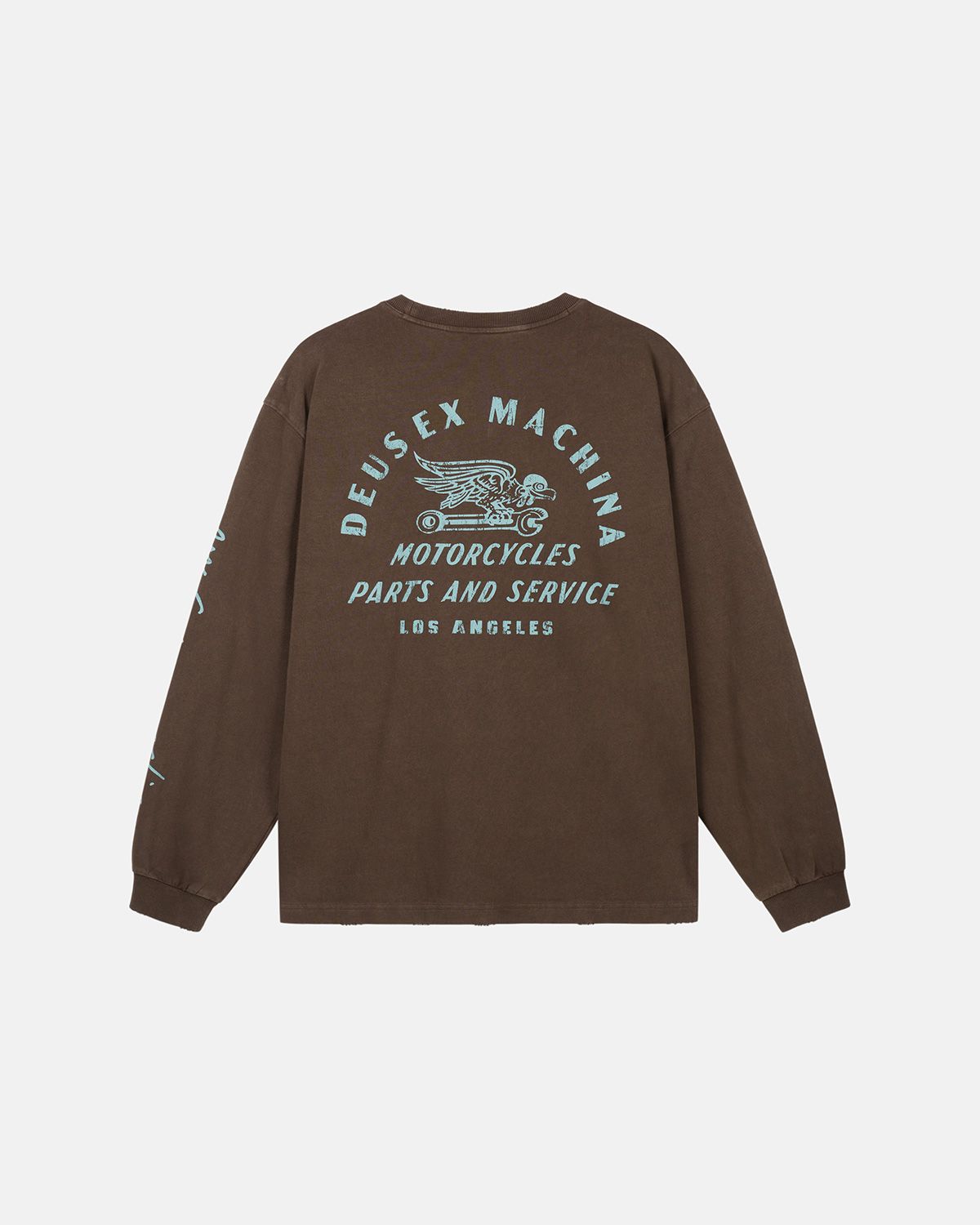 데우스 엑스 마키나(DEUS EX MACHINA) Graphic Ls Tee_Charcoal