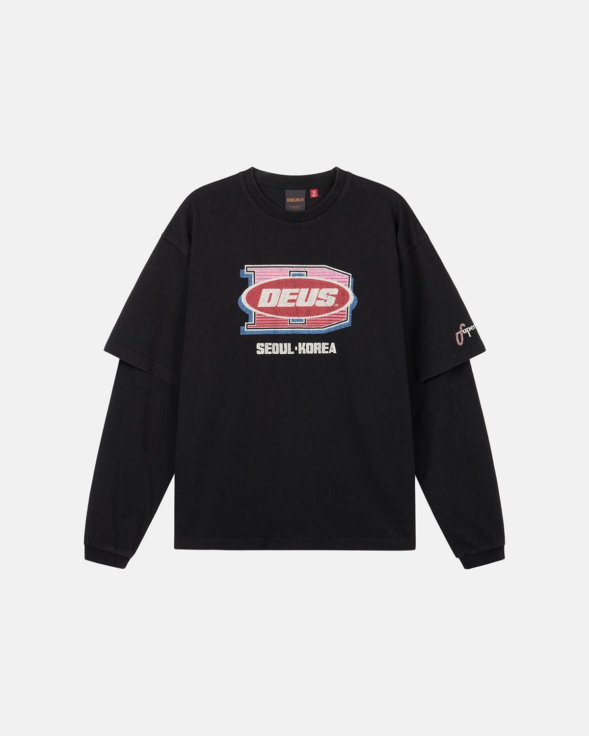 데우스 엑스 마키나(DEUS EX MACHINA) Layered Ls Tee_Charcoal