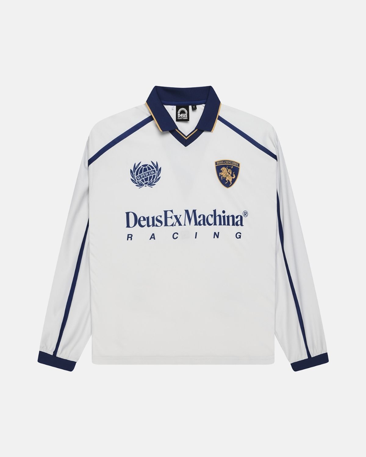 데우스 엑스 마키나(DEUS EX MACHINA) Galactico Moto Jersey_White