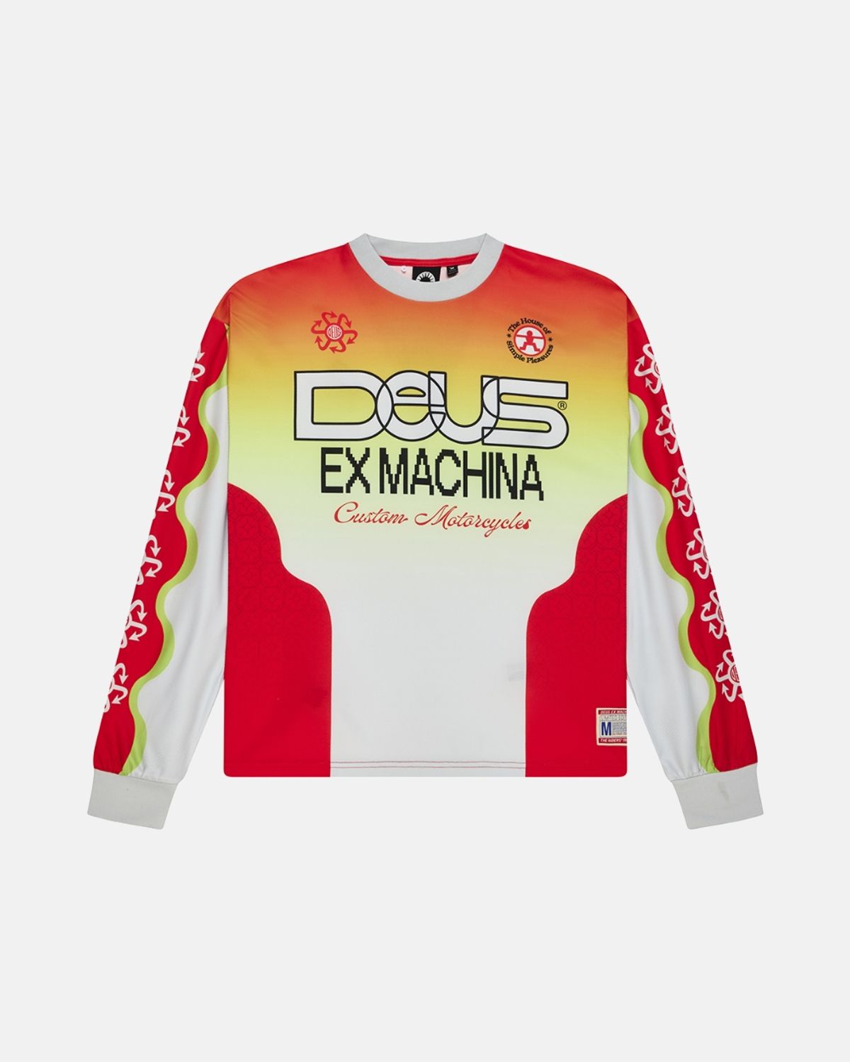 데우스 엑스 마키나(DEUS EX MACHINA) Manhole Moto Jersey_White