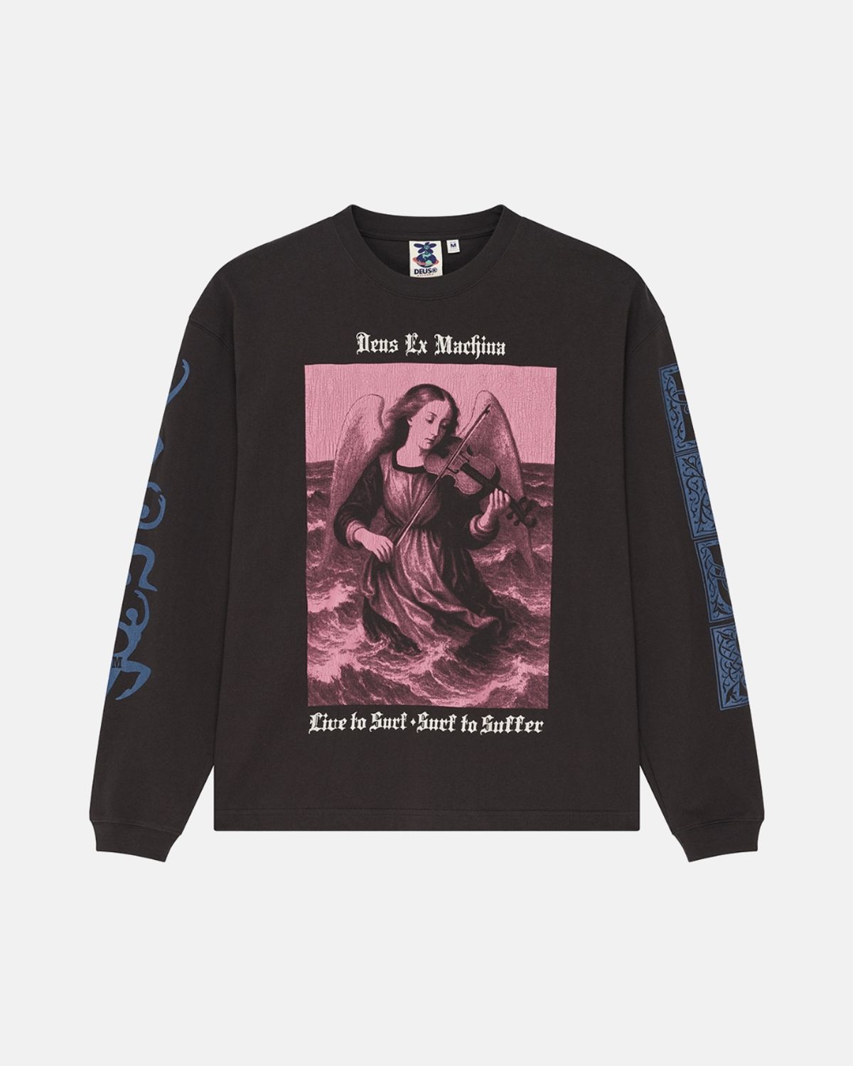 데우스 엑스 마키나(DEUS EX MACHINA) Swell Maps Os Ls Tee_Charcoal