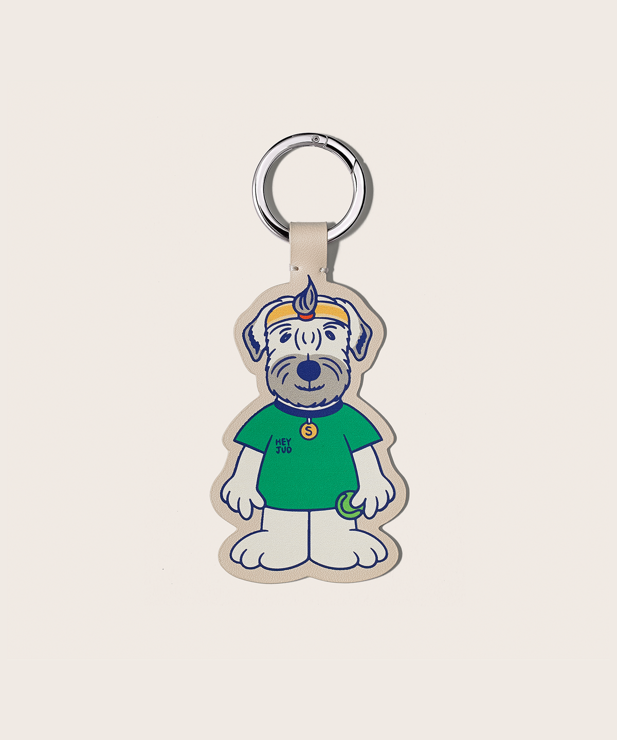 헤이쥬드(HEYJUD) Tennis Dog Keyring  테니스 도그 가죽 키링 (Soul Green)