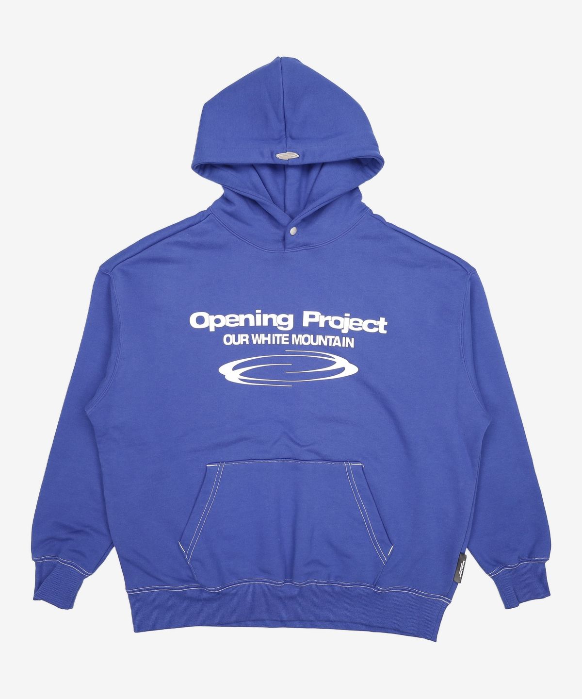 오프닝프로젝트(OPENING PROJECT) Identity Hoodie - Cobalt Blue 2