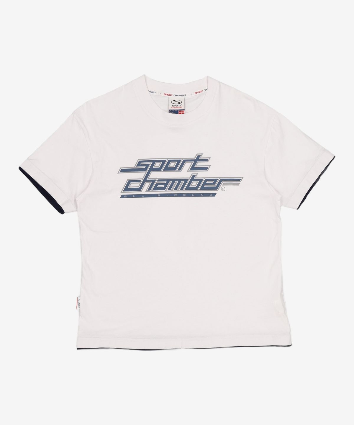 스포츠챔버(SPORT CHAMBER) SC 펄스 로고 티셔츠(화이트) L
