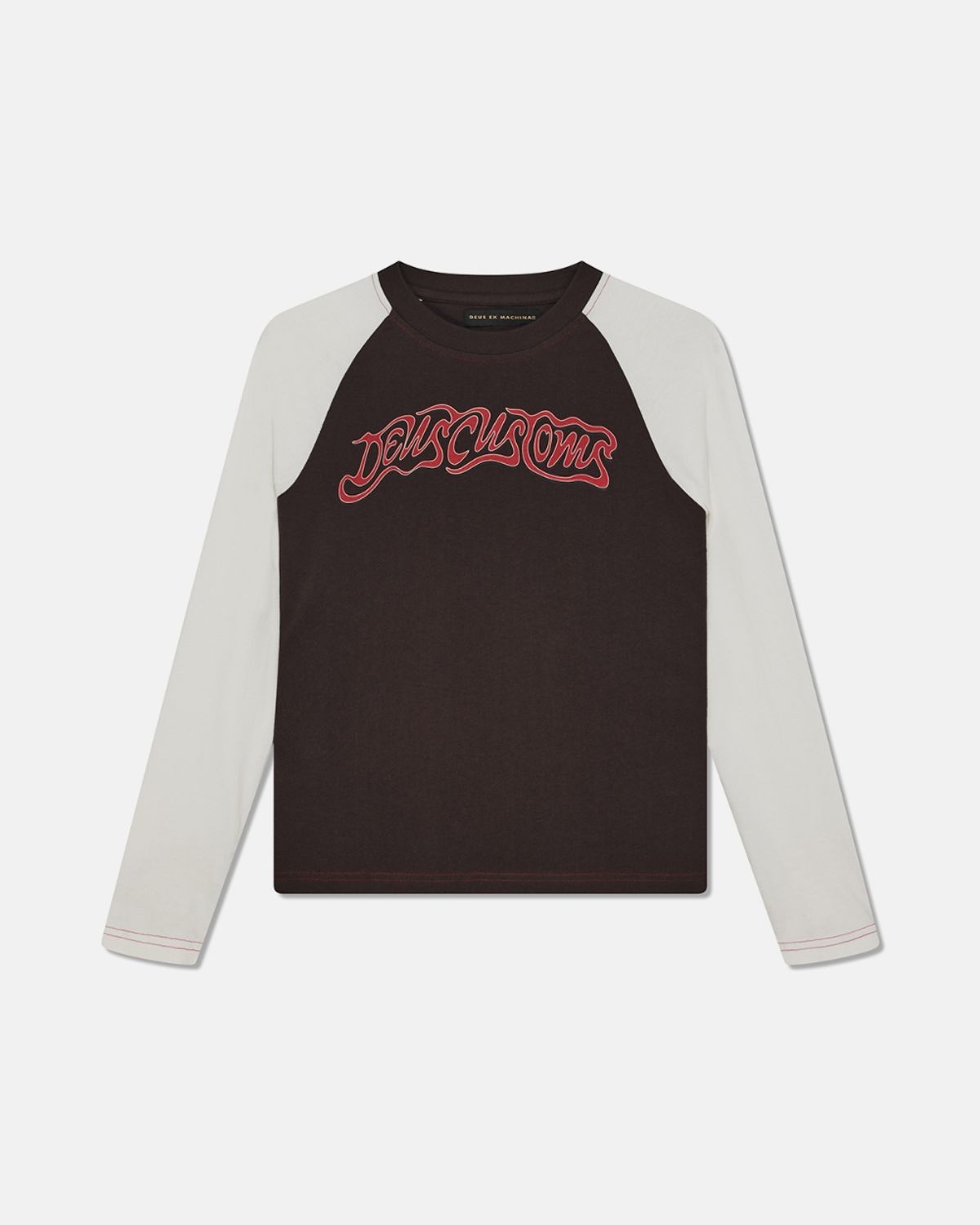 데우스 엑스 마키나(DEUS EX MACHINA) W. Rocca Raglan Tee_Brown