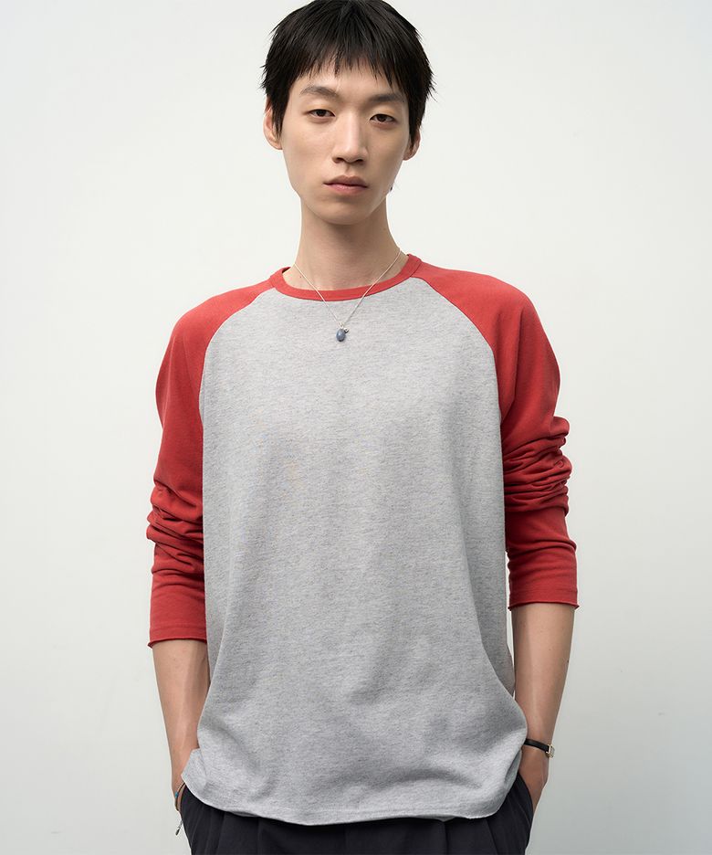 위켄드 울 블렌디드 티셔츠 레드