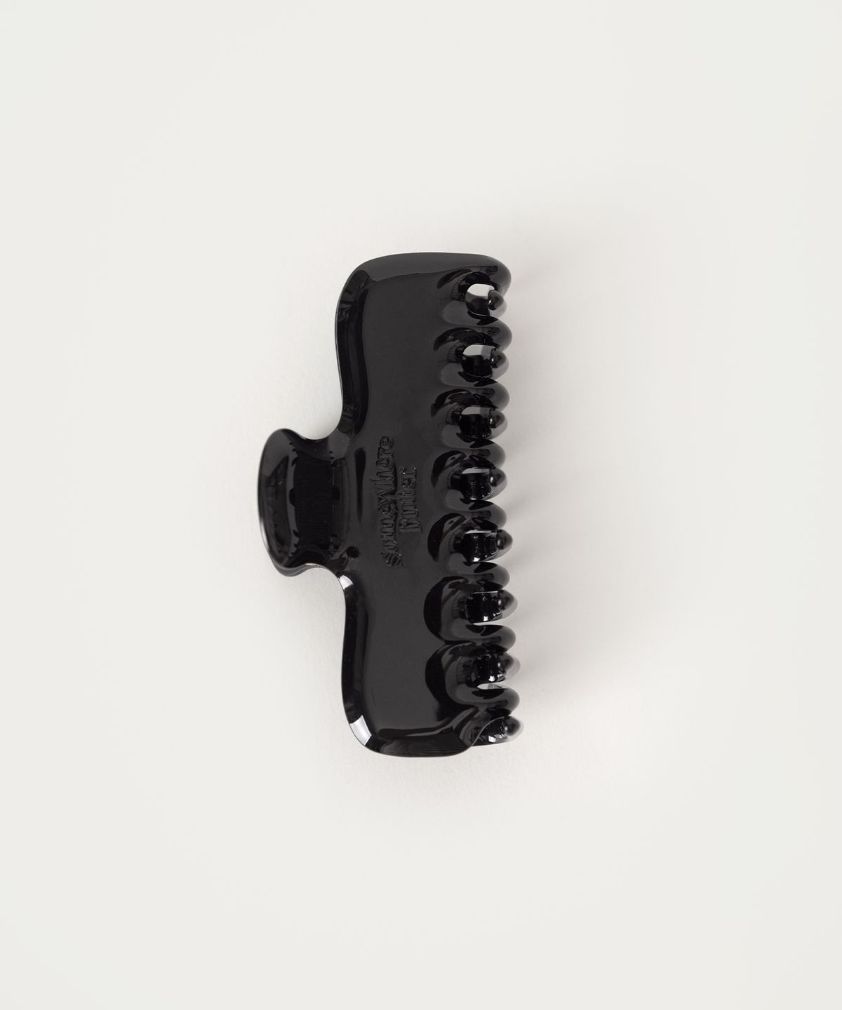 썸웨어버터(SOMEWHEREBUTTER) Black Glossy Hair Clip