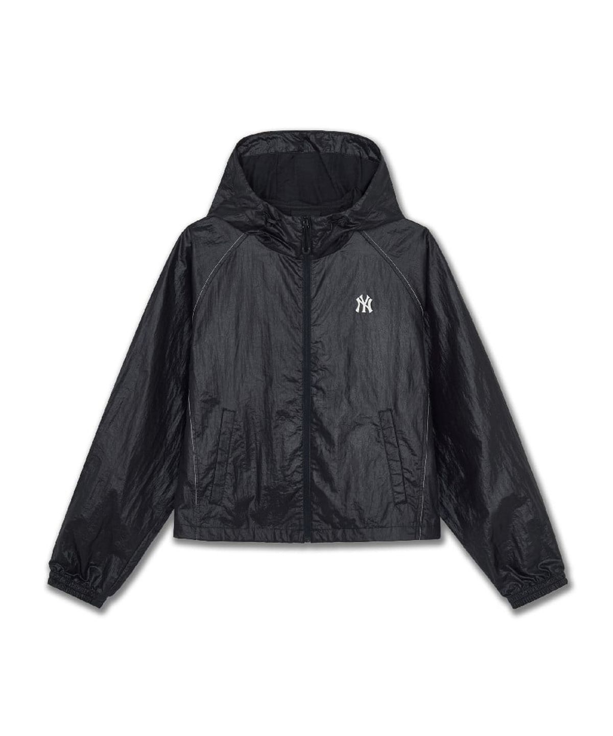 엠엘비(MLB) 여성 고프코어 유광 바람막이 NY (Black)