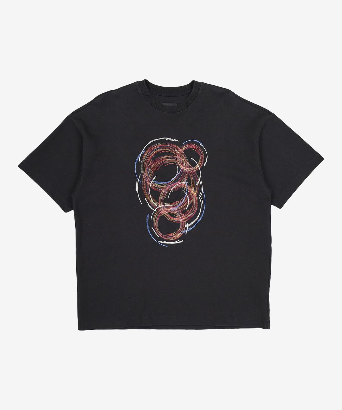 메종미네드(MAISON MINED) INFINITY CRAFT HALF T BLACK 2XL