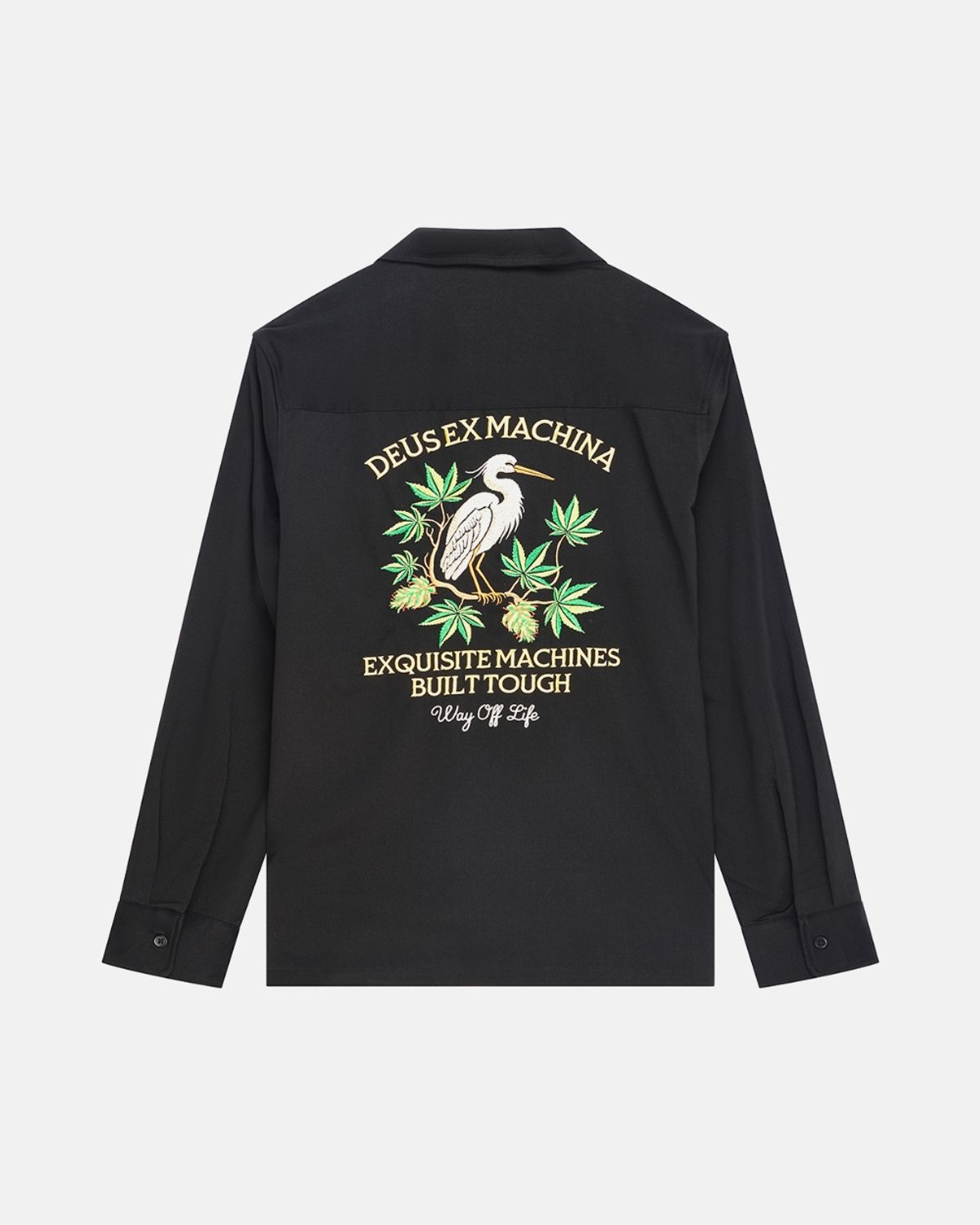 데우스 엑스 마키나(DEUS EX MACHINA) Forbidden Fruit Bowling Shirt_Black
