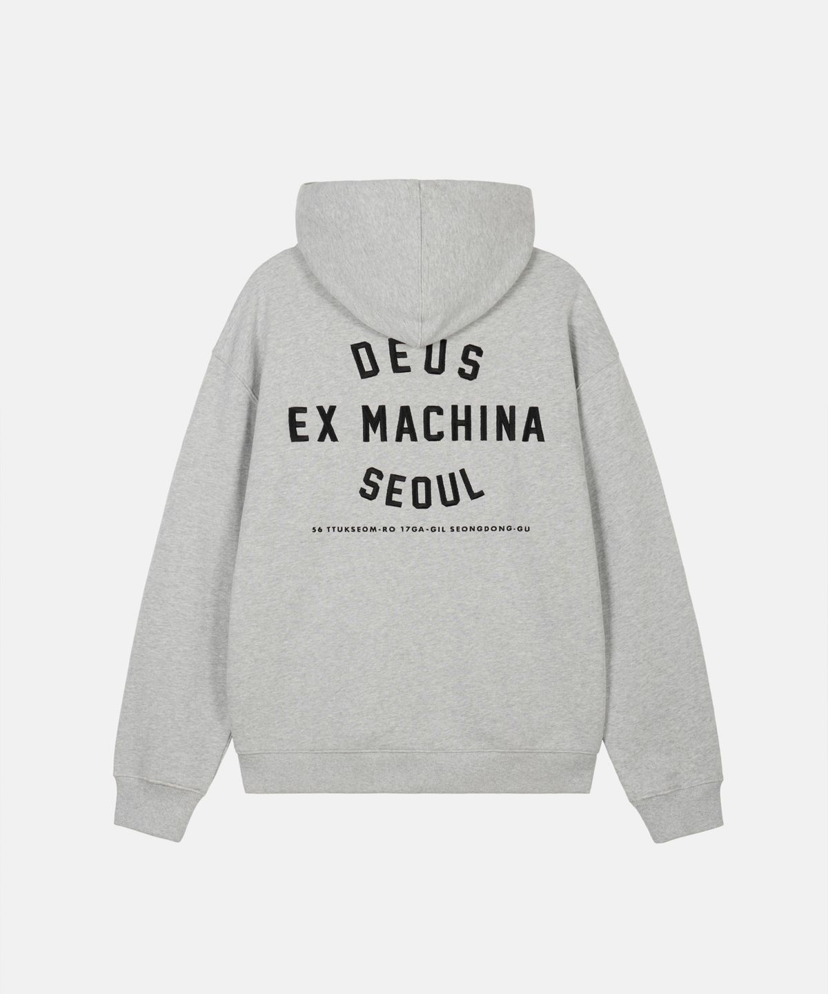 데우스 엑스 마키나(DEUS EX MACHINA) Seoul College Address Zip Hoodie_M/Grey