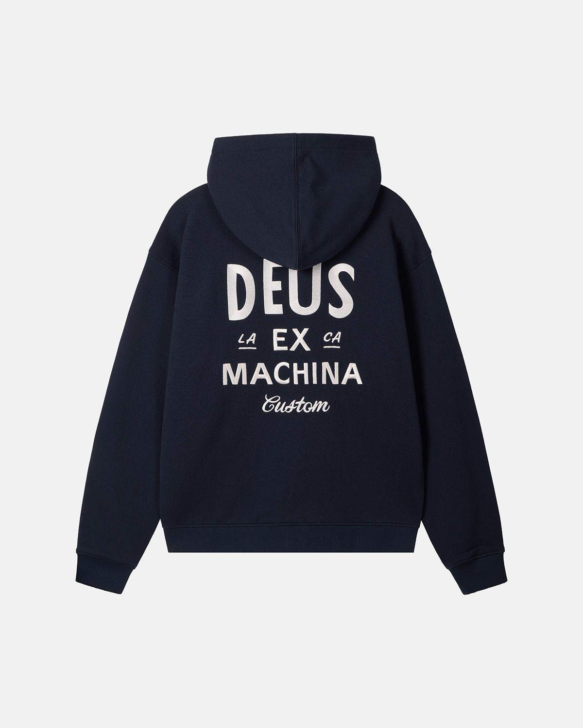 데우스 엑스 마키나(DEUS EX MACHINA) Custom Zip Hoodie_Dark Navy