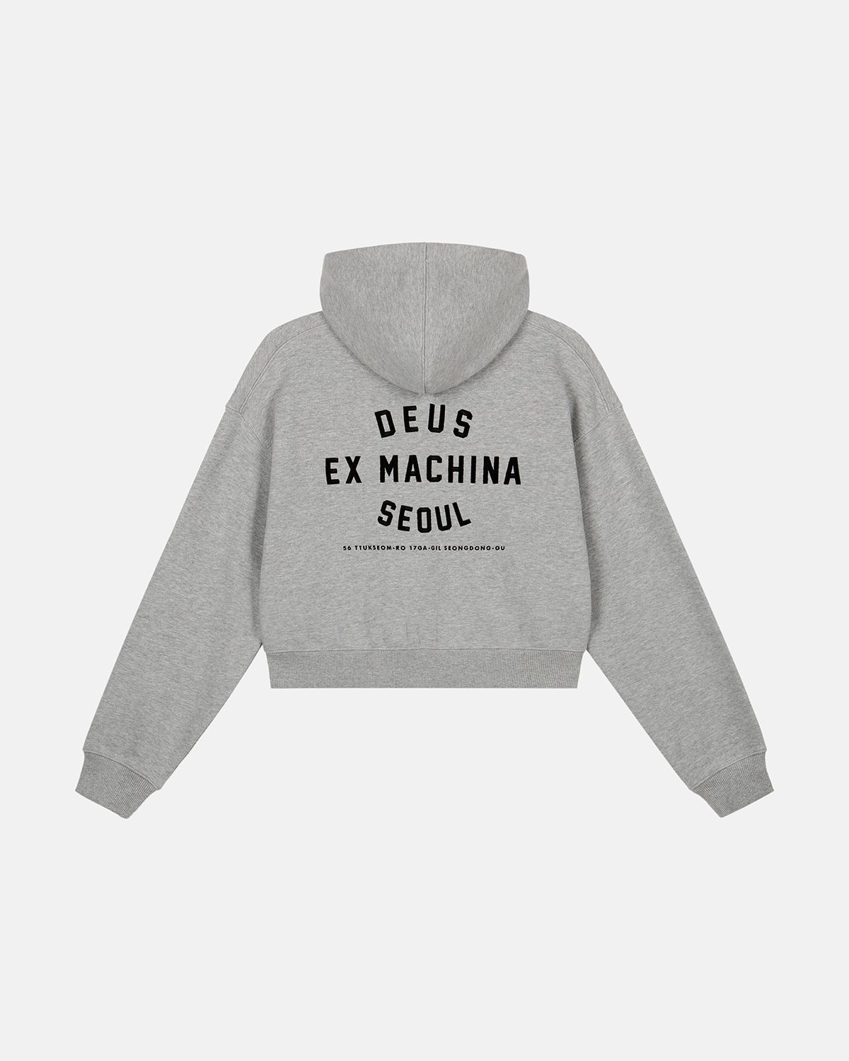 데우스 엑스 마키나(DEUS EX MACHINA) W. Seoul College Address Zip Hoodie_M/Grey