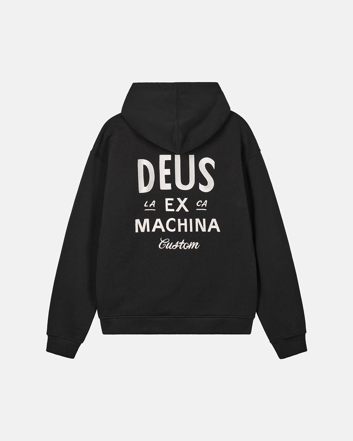데우스 엑스 마키나(DEUS EX MACHINA) Custom Zip Hoodie_Black