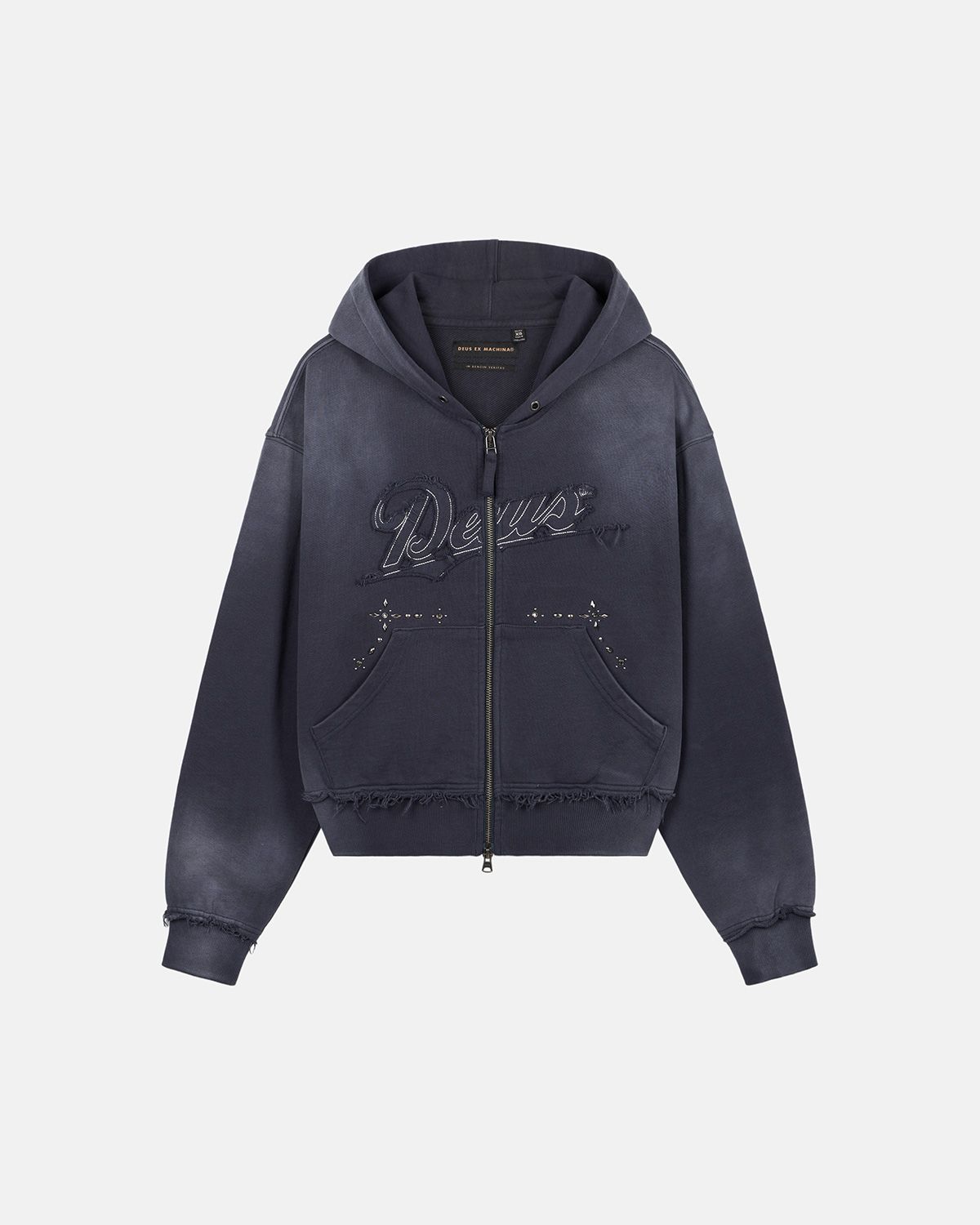 데우스 엑스 마키나(DEUS EX MACHINA) W. Runner-up Zip Hoodie_Navy