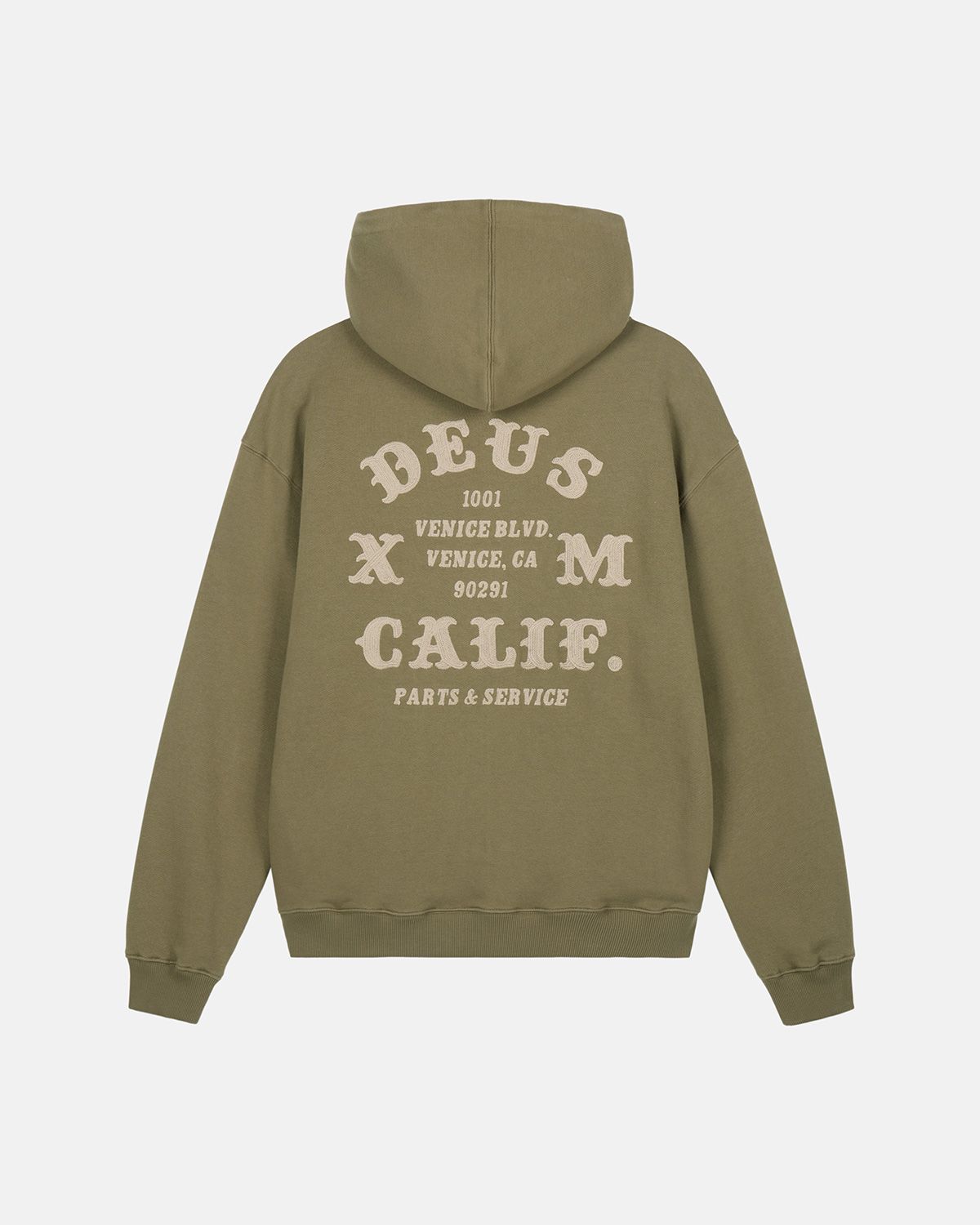 데우스 엑스 마키나(DEUS EX MACHINA) Quick Strike Zip Hoodie_Khaki
