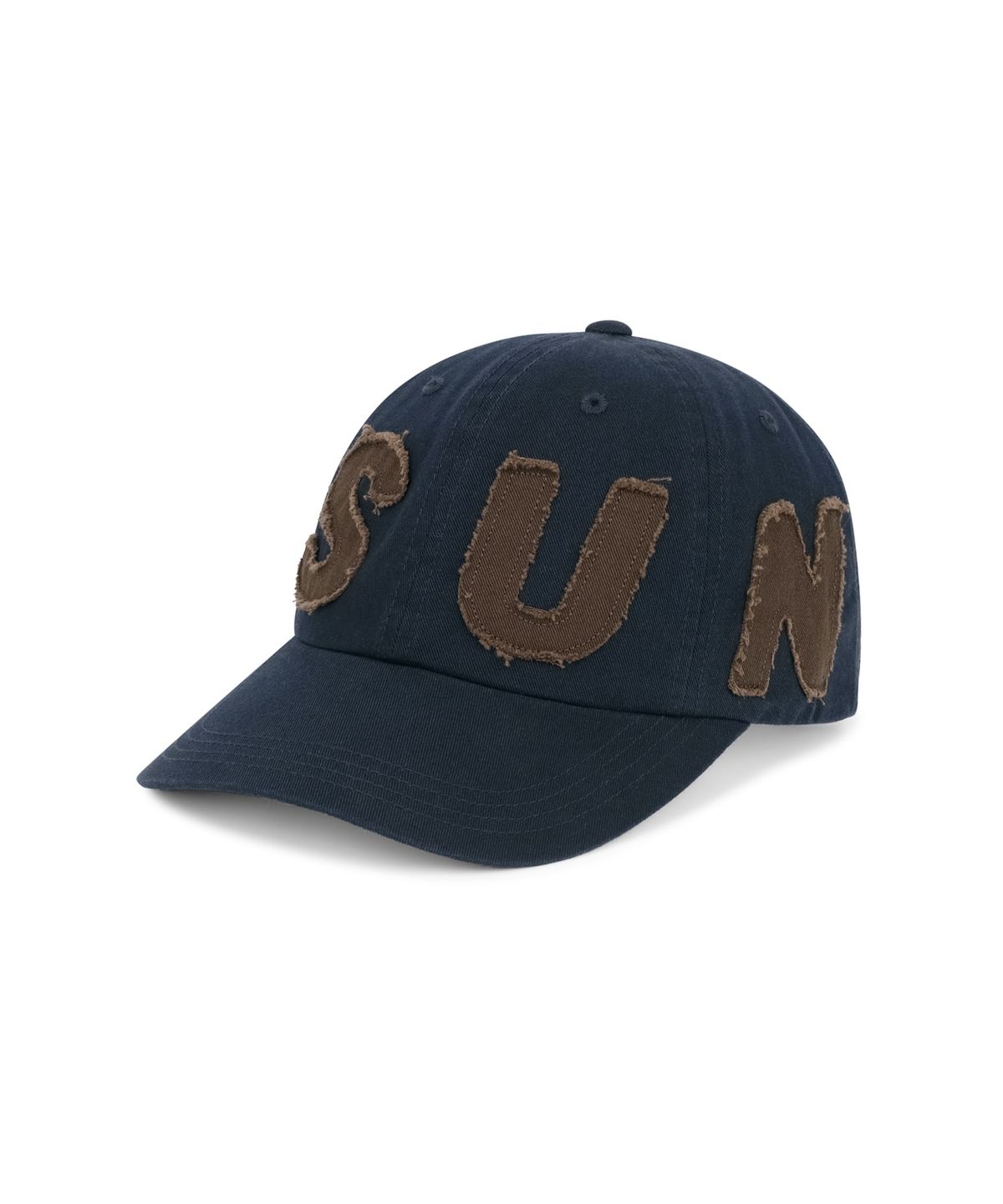 썬러브투어(SUNLOVETOUR) Cut Off Capital Cap Navy/Brown