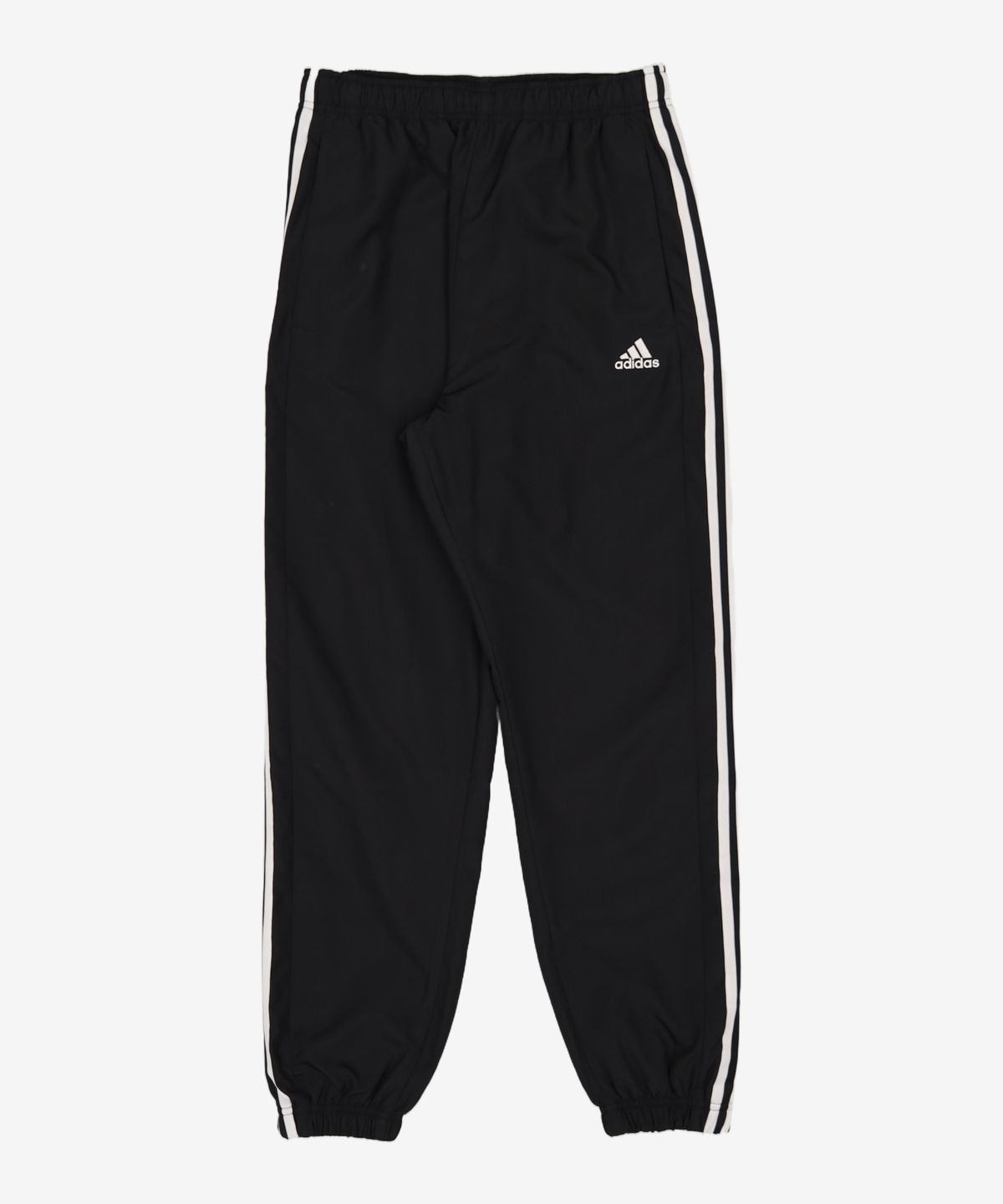 아디다스(ADIDAS) 3S 사이드버튼 우븐 트랙팬츠 - 블랙:화이트 / GG3395 M