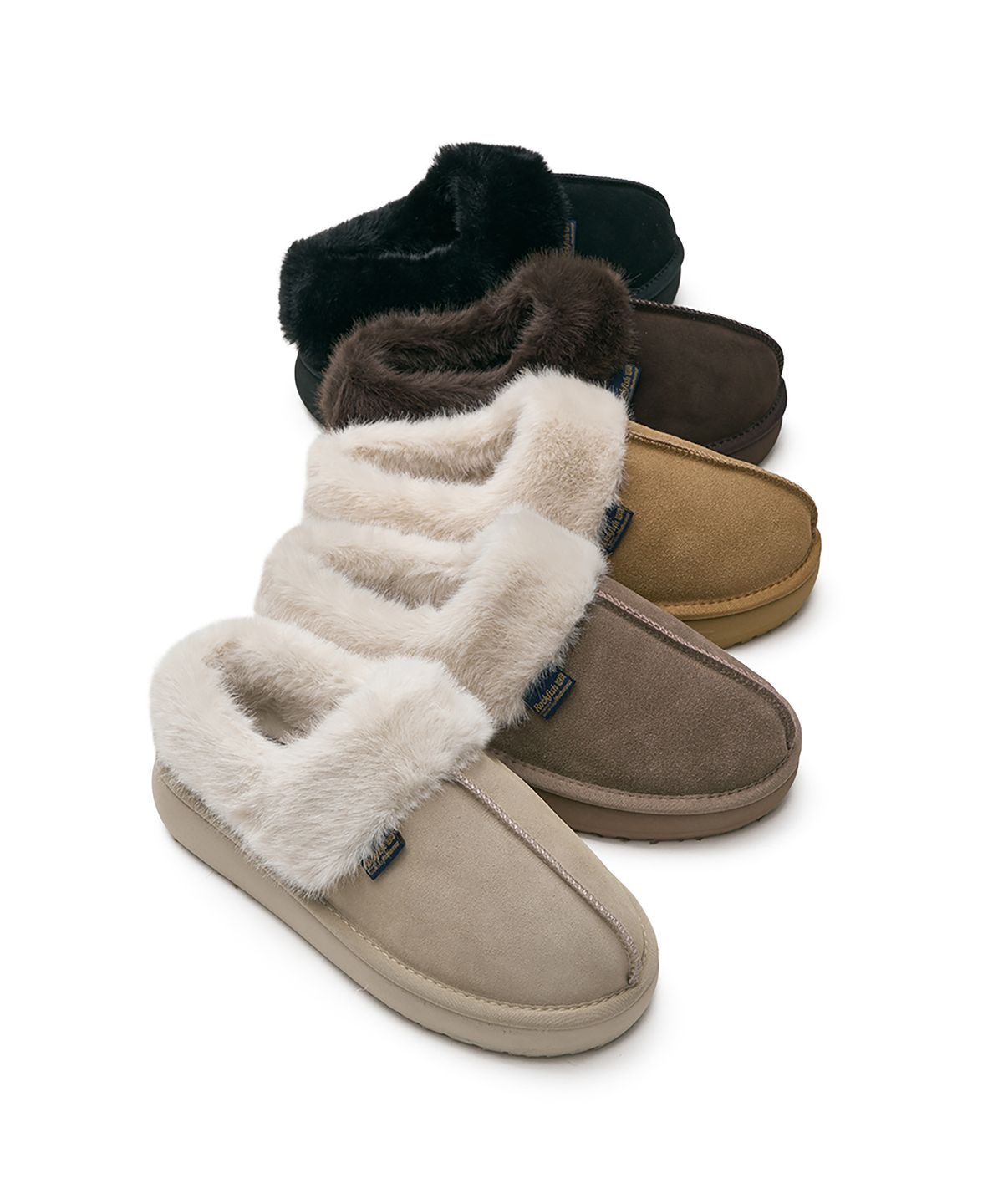 락피쉬웨더웨어(ROCKFISH WEATHERWEAR) CLOUDY PLATFORM FUR MULES - 5 colors