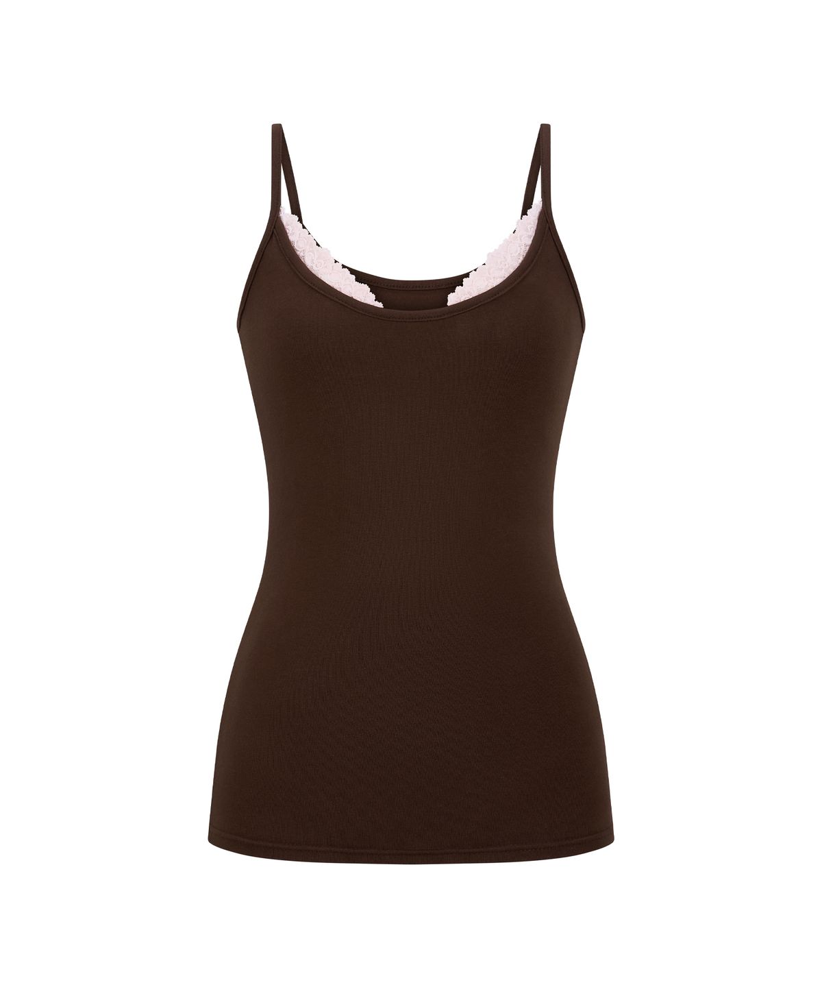 일리오(ILLIO) [빛오 x 일리오] Pink-Brown Lace layered sleeveless