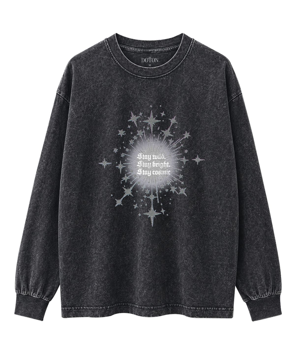 도톤(DOTON) STELLAR BURST ACID LONG SLEEVE (Black)