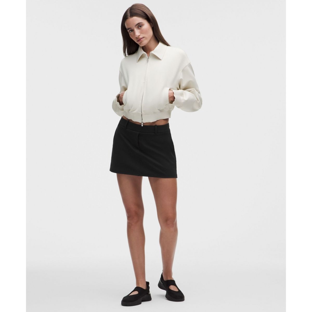 룰루레몬(LULULEMON) 데이드리프트 로우라이즈 미니스커트  BLK