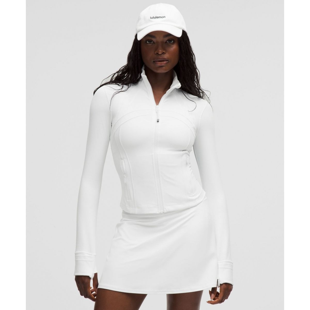 룰루레몬(LULULEMON) 디파인 크롭 재킷 *Nulu  WHT