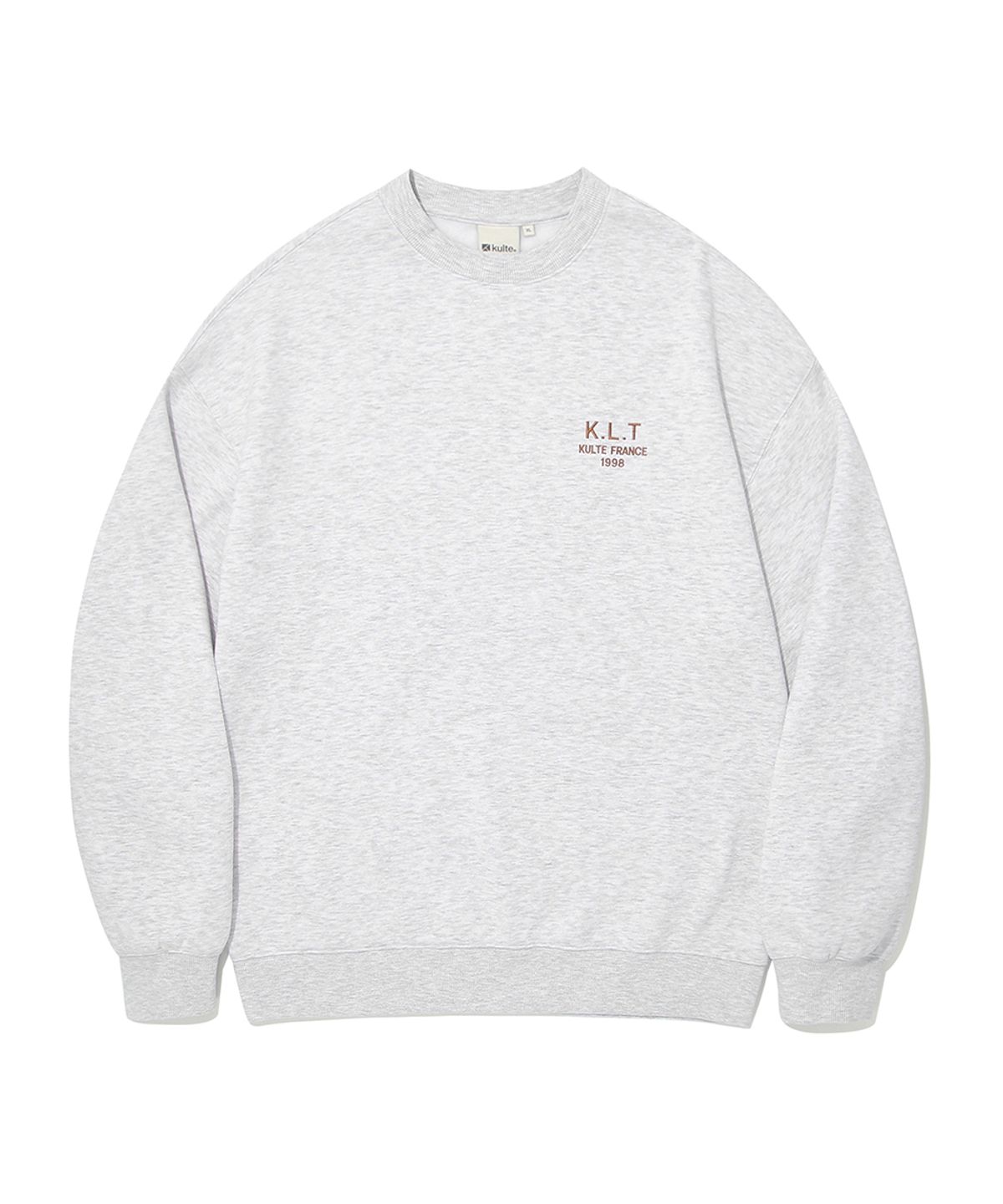 쿨트(KULTE) KULTE INITIAL EMB CREWNECK_L.MELANGE