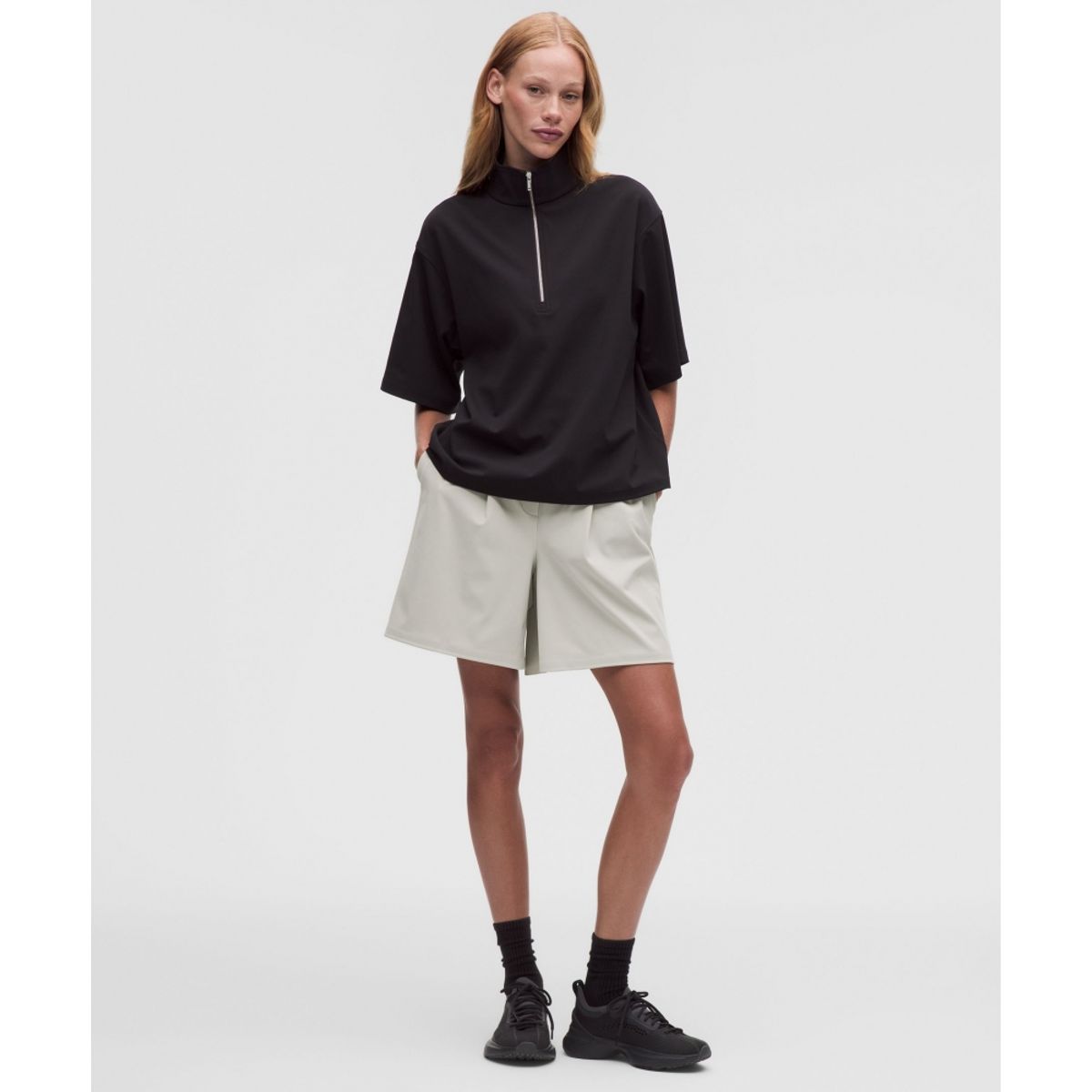 룰루레몬(LULULEMON) 데이드리프트 플리티드 하이라이즈 쇼츠 7inch  GREH