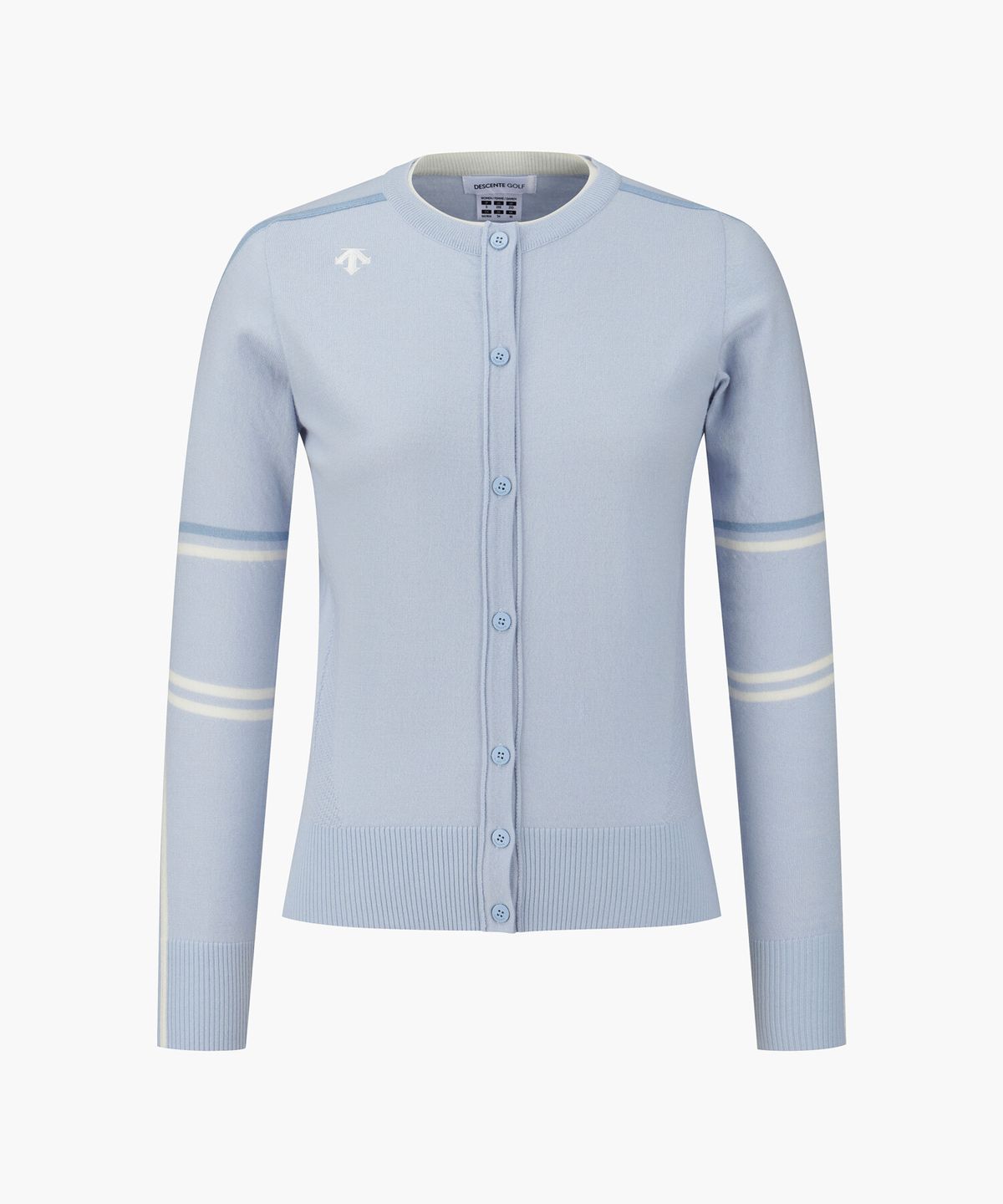 데상트 골프(DESCENTE GOLF) 여성 라운드넥 단추 가디건  DR32WFKO88