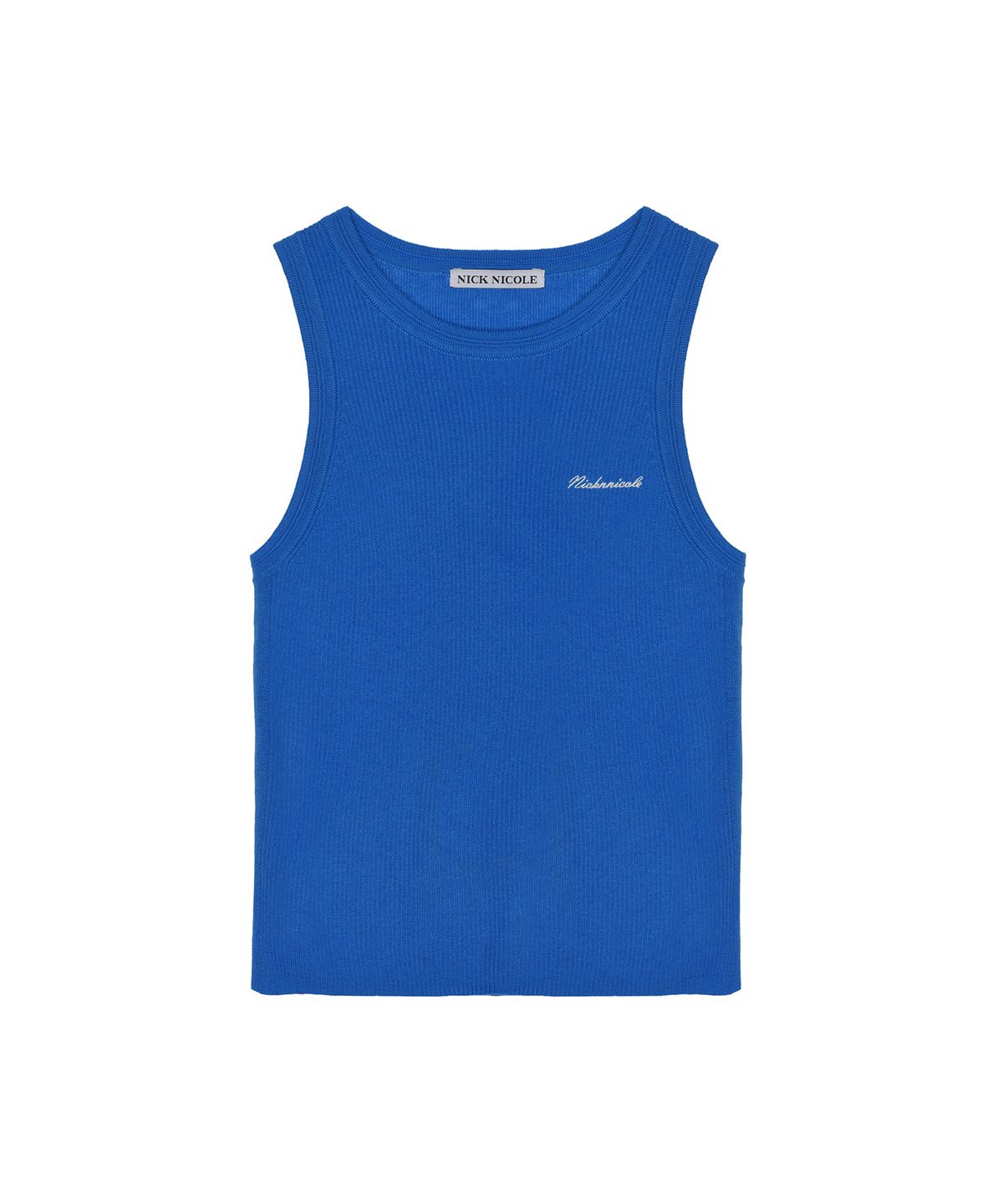 닉앤니콜(NICK&NICOLE) MINIMAL SLEEVELESS TOP_BLUE