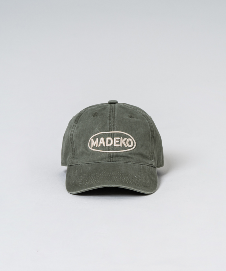 BALL CAP_WASHING OLIVE GREEN