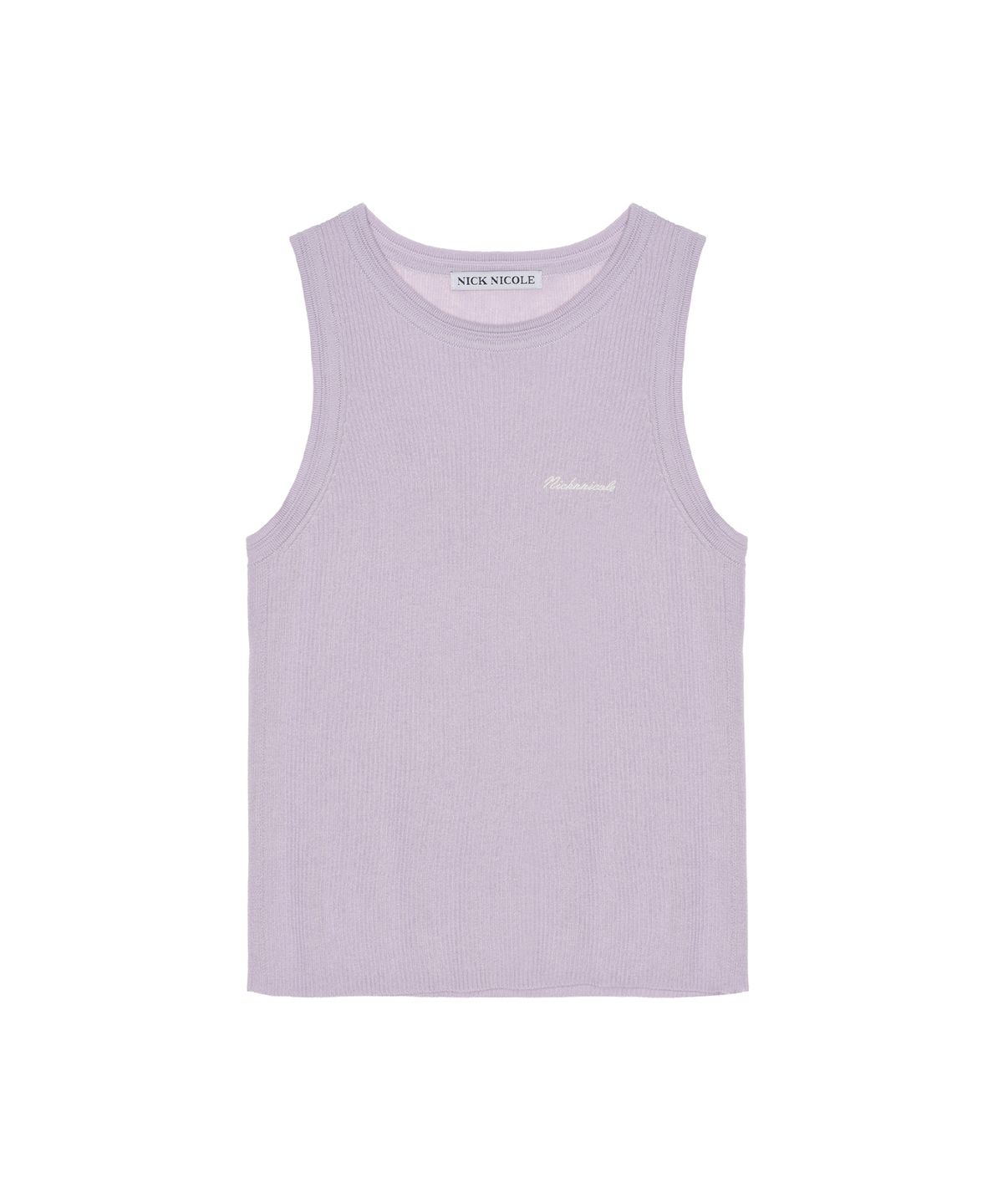 닉앤니콜(NICK&NICOLE) MINIMAL SLEEVELESS TOP_LIGHT PURPLE
