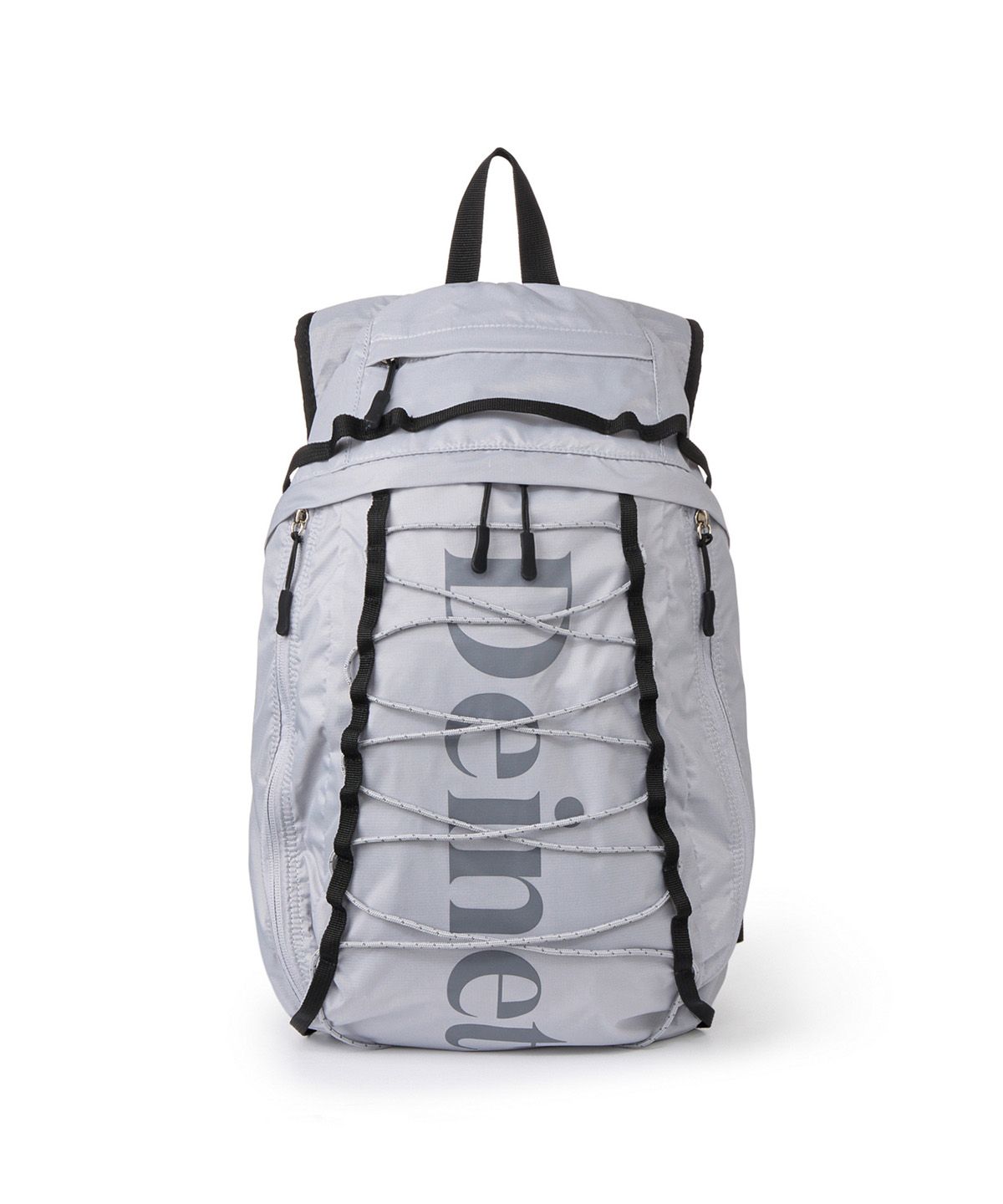 다이닛(DEINET) NYLON ESSENTIAL LOGO BACKPACK IN GREY