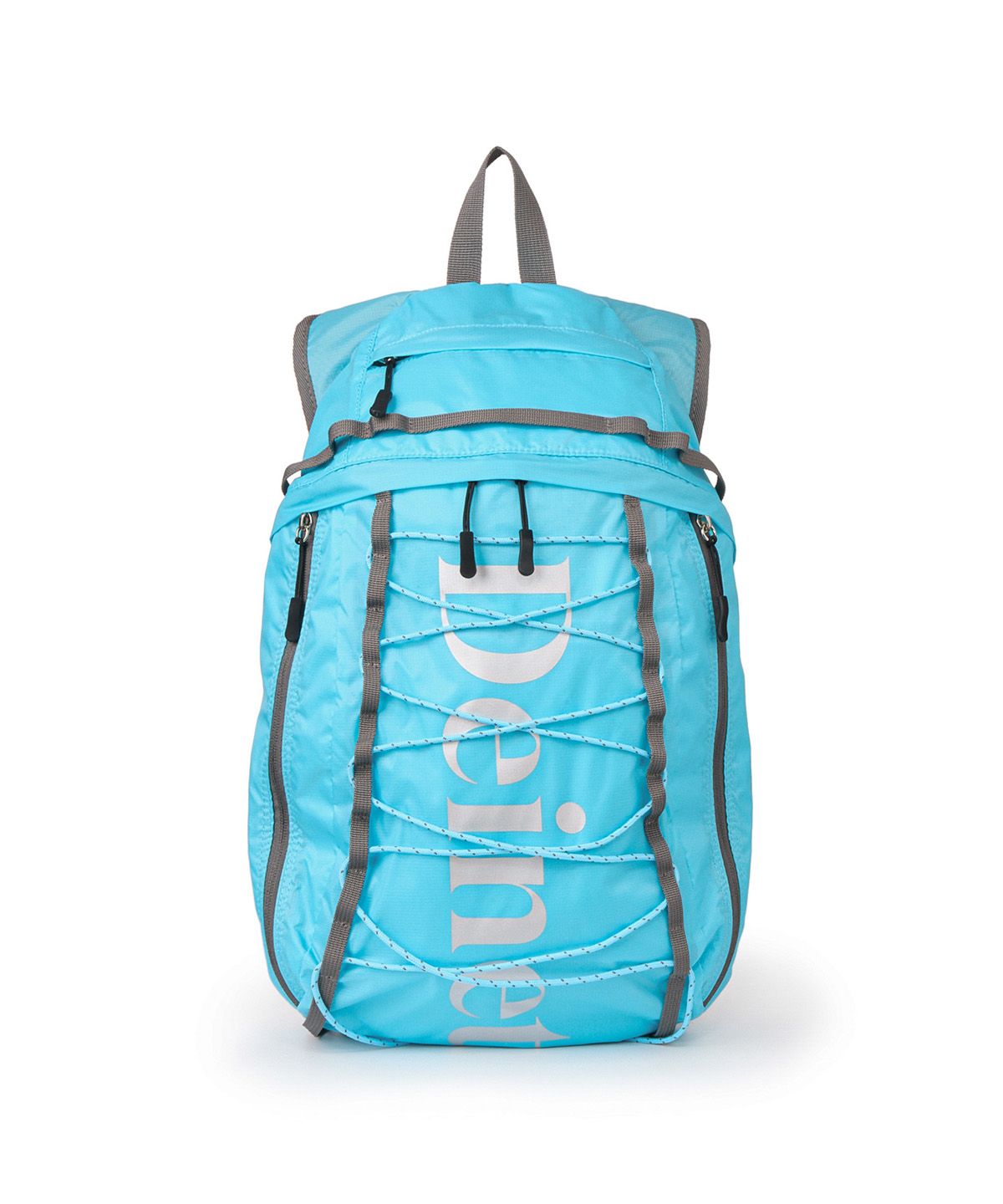 다이닛(DEINET) NYLON ESSENTIAL LOGO BACKPACK IN BLUE