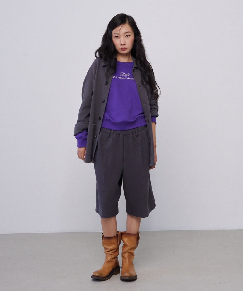 MJ Sweat Bermuda Pants / CHARCOAL