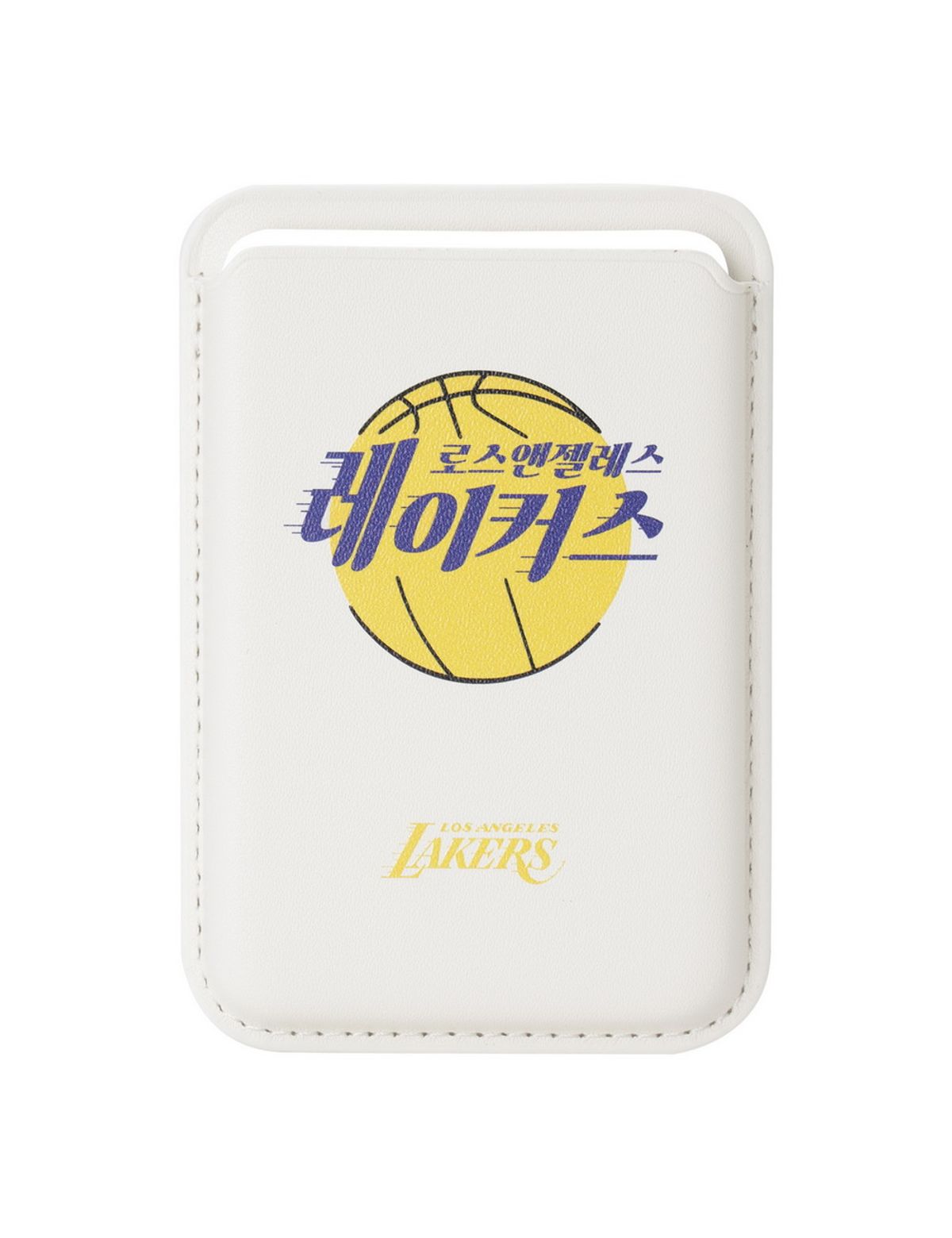 엔비에이(NBA) 팀 한글 로고 맥세이프 카드지갑 옐로우