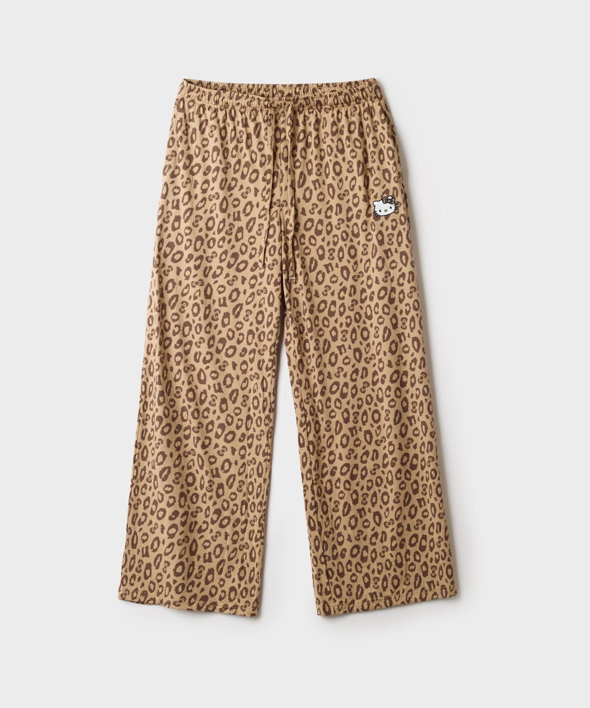 스파오(SPAO) [헬로키티] 레오파드 피치스판 잠옷바지(Brown)_SPPPG49U10